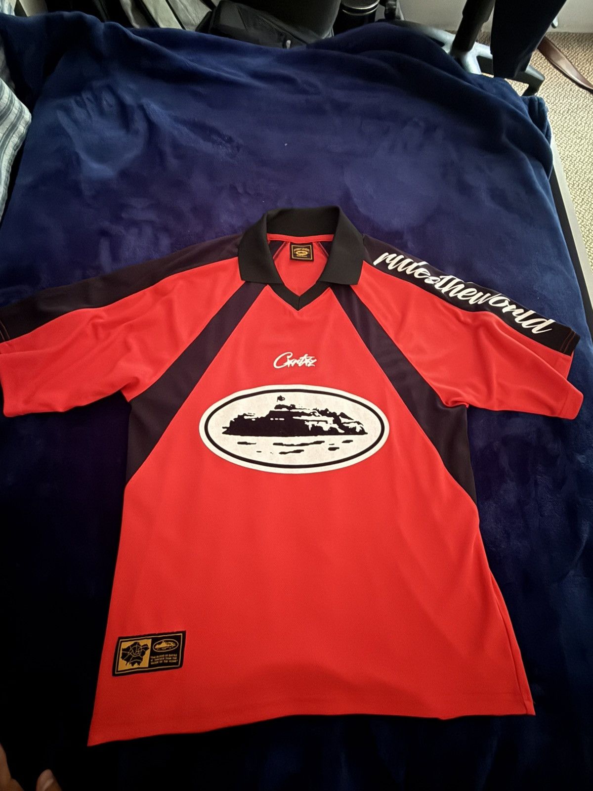 Corteiz Corteiz Altcatraz Football Jersey Red Size US S / EU 44-46 / 1 - 1 Thumbnail