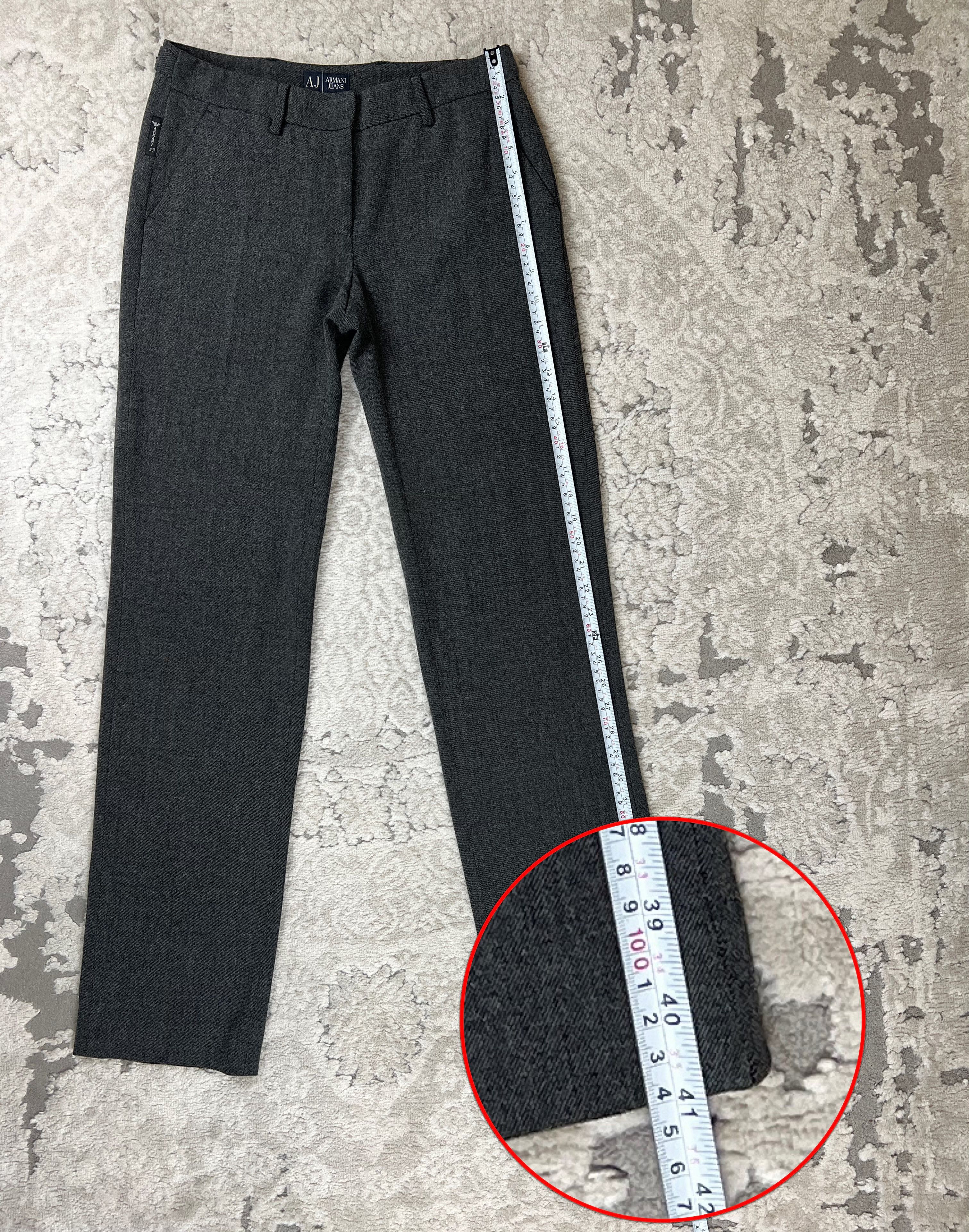 Armani Armani Jeans Dress Pants Tailored Trousers EU38/US26 Size 26" / US 2 / IT 38 - 14 Thumbnail