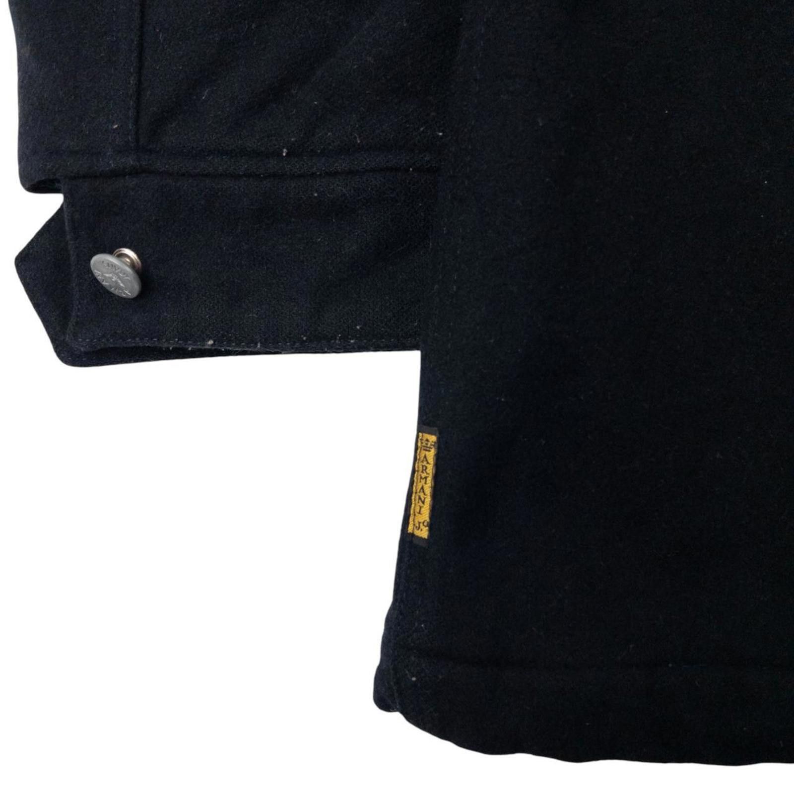 Designer Vintage Armani Jeans Omega Button Up Wool Jacket Size XL Size US XL / EU 56 / 4 - 6 Thumbnail