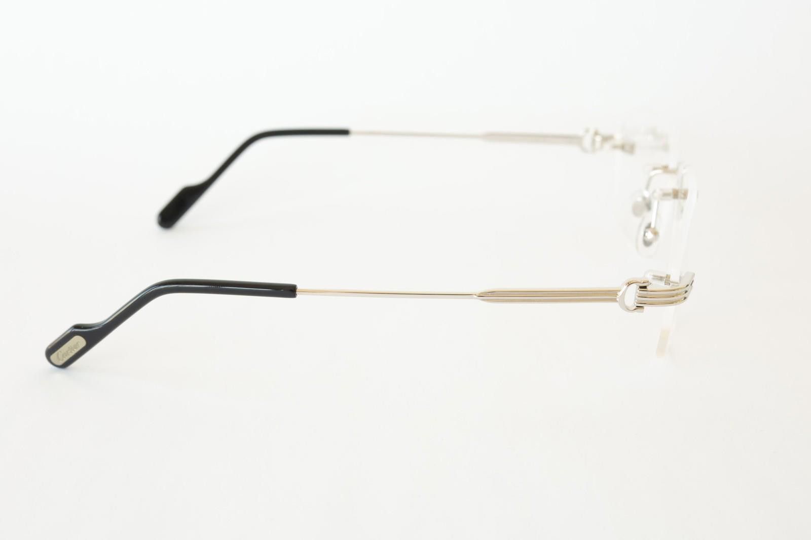 Cartier New Cartier eyewear optical eyeglasses CT0284O 001 silver Size ONE SIZE - 7 Thumbnail