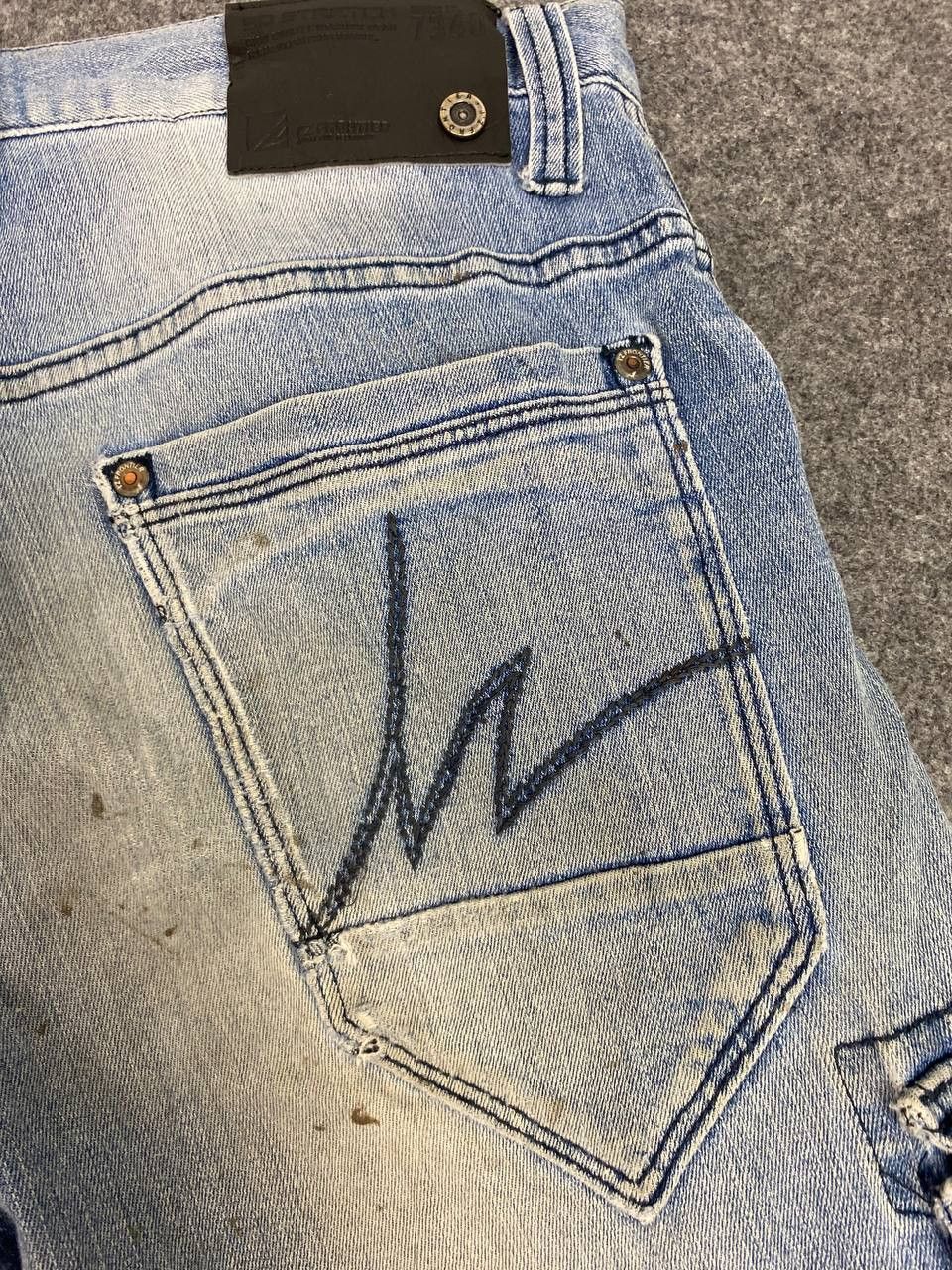 Japanese Brand japanese brand cargo distressed denim Size US 35 - 7 Thumbnail
