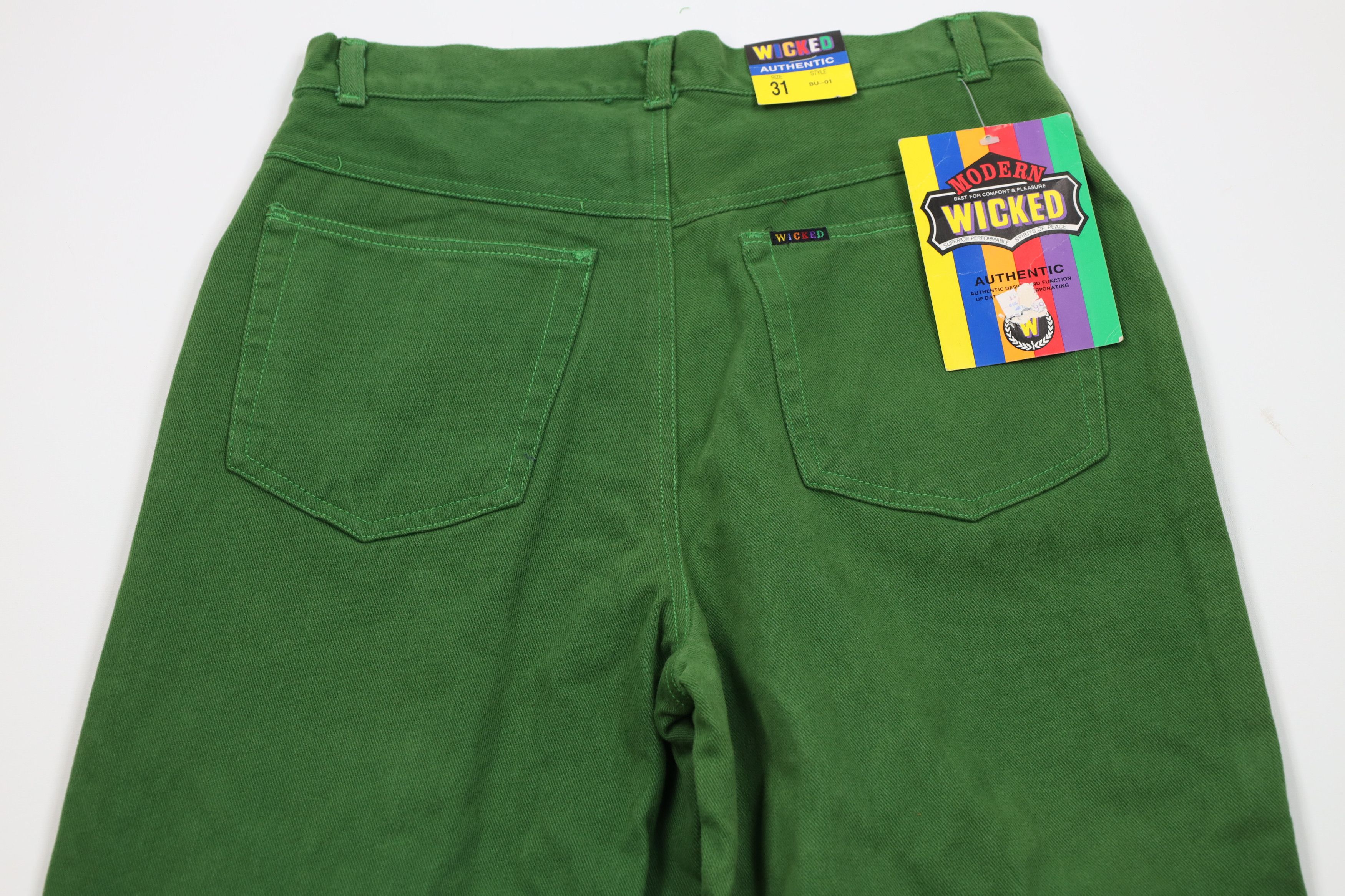 Vintage Deadstock Vintage 90s Streetwear Skateboard Jeans Grass Size US 31 - 9 Thumbnail