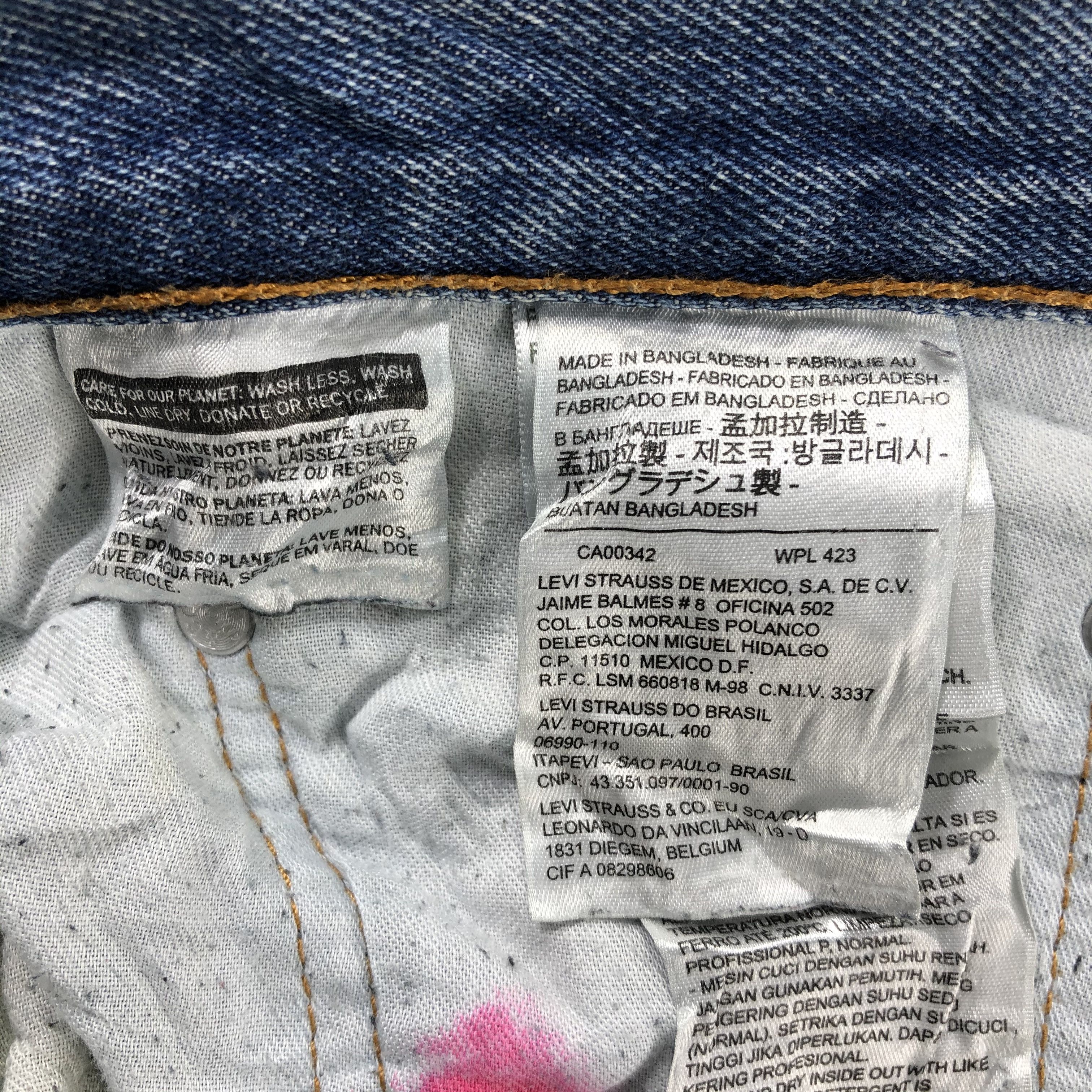 Levi's Vintage Blue Wash Levis 505 Jeans-J2306 Size US 38 / EU 54 - 13 Thumbnail