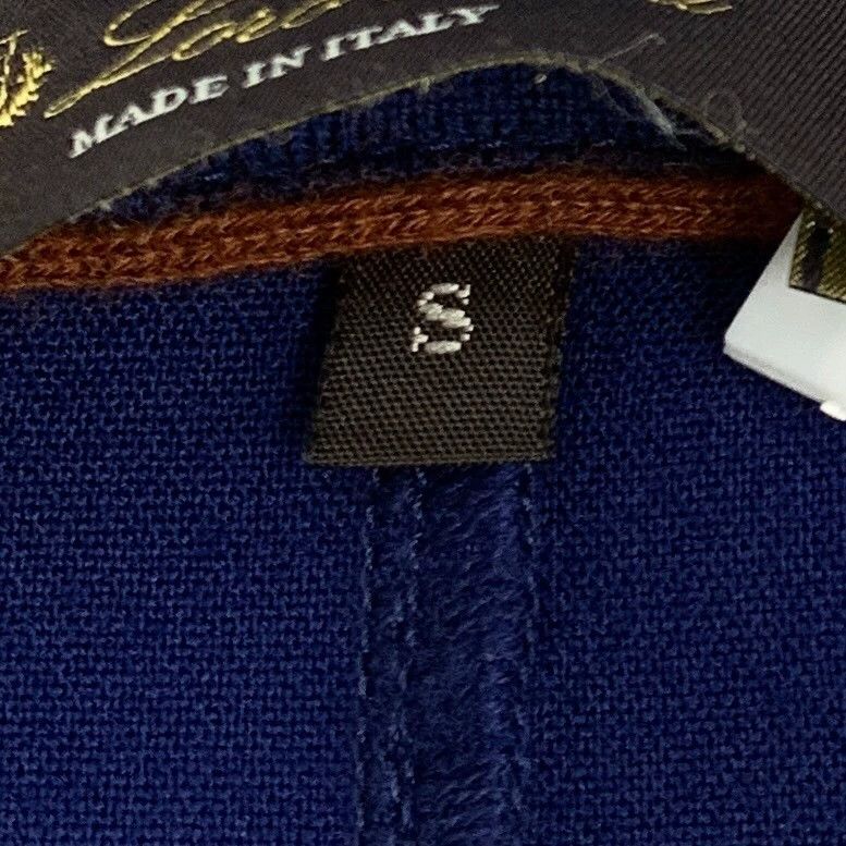 Loro Piana LORO PIANA Dark blue woolen hooded long sleeve jacket coat Size US S / EU 44-46 / 1 - 6 Thumbnail