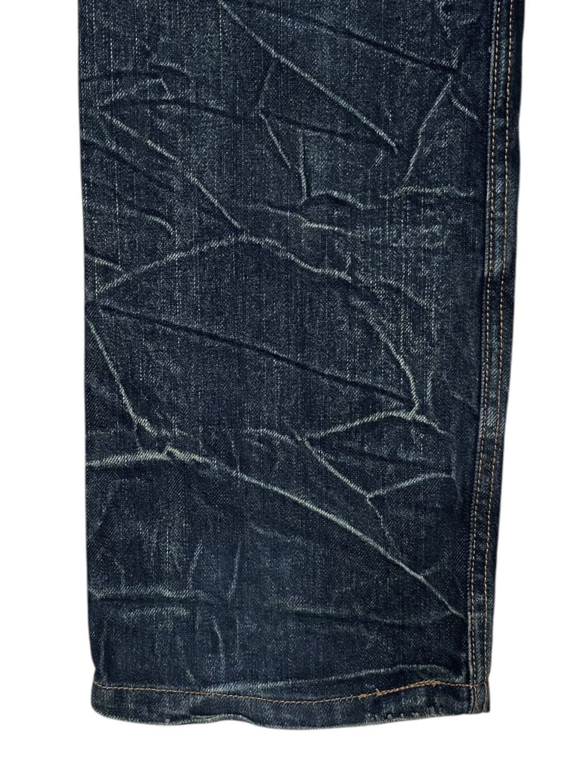If Six Was Nine × Japanese Brand × Vintage Vintage Japanese Brand Nylaus Double Waist Jeans 2000s Size US 31 - 5 Thumbnail