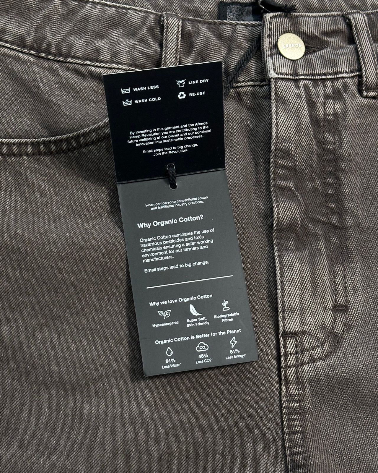 Afends NWT Afends - Seventy Threes - Organic Denim Shorts - 26 Size 26" / US 2 / IT 38 - 6 Thumbnail