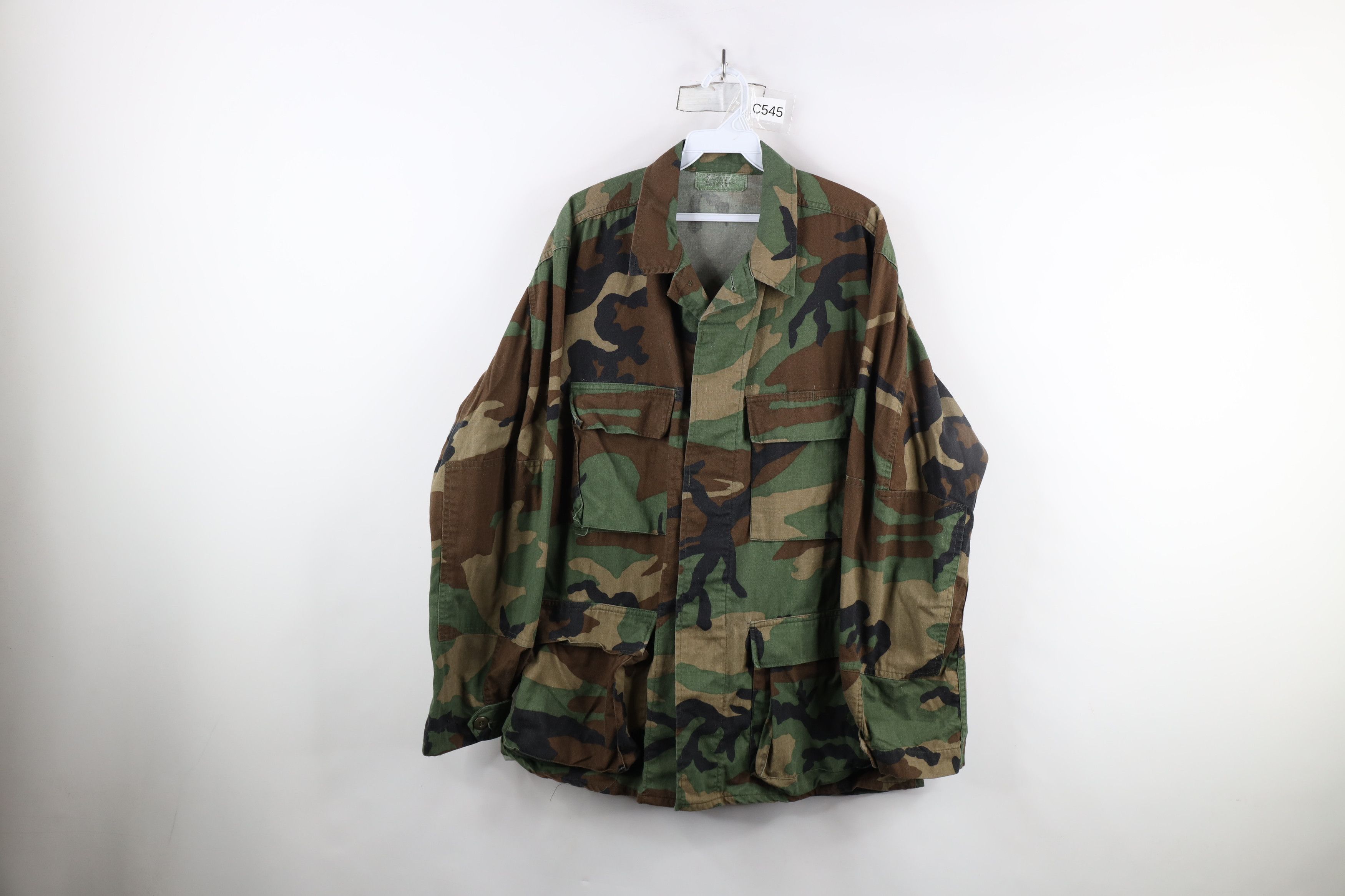Vintage Vintage 80s US Military Camouflage Combat Coat Jacket USA Size US M / EU 48-50 / 2 - 1 Thumbnail