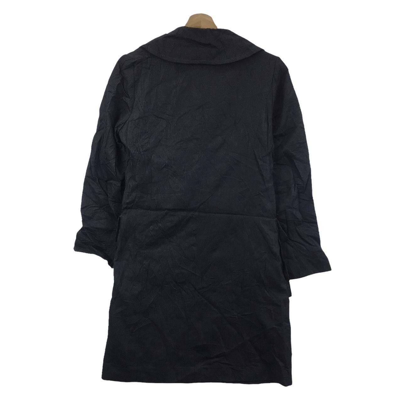 Katharine Hamnett London Vtg KATHARINE HAMNETT LONDON Black Peacoat Parka Trench Size M / US 6-8 / IT 42-44 - 4 Thumbnail