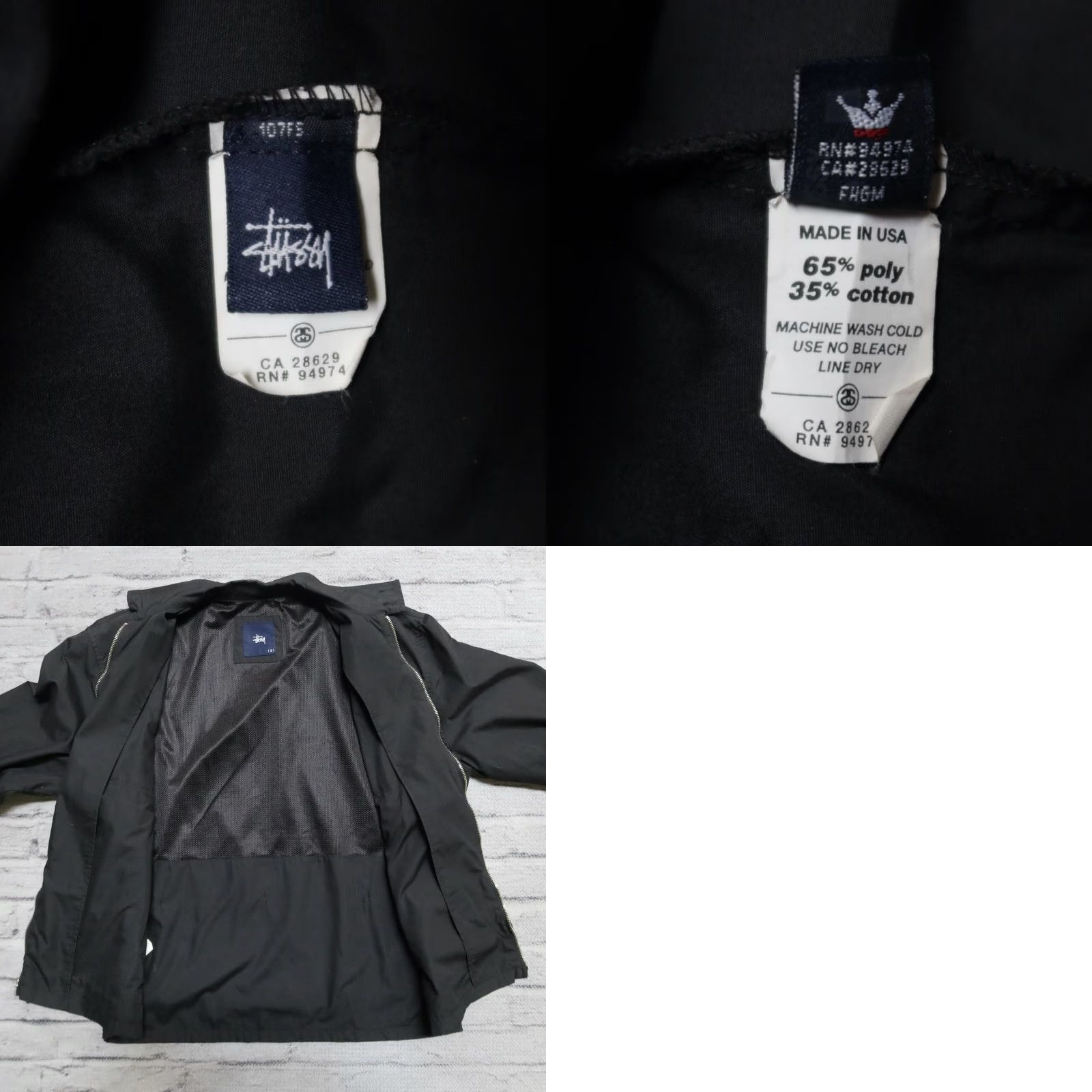Vintage VINTAGE Stussy Jacket Men S Navy Blue 90s - Size S - Jacket - Vintage 90s Stussy Jacket Navy Blue S Men Size US S / EU 44-46 / 1 - 9 Thumbnail