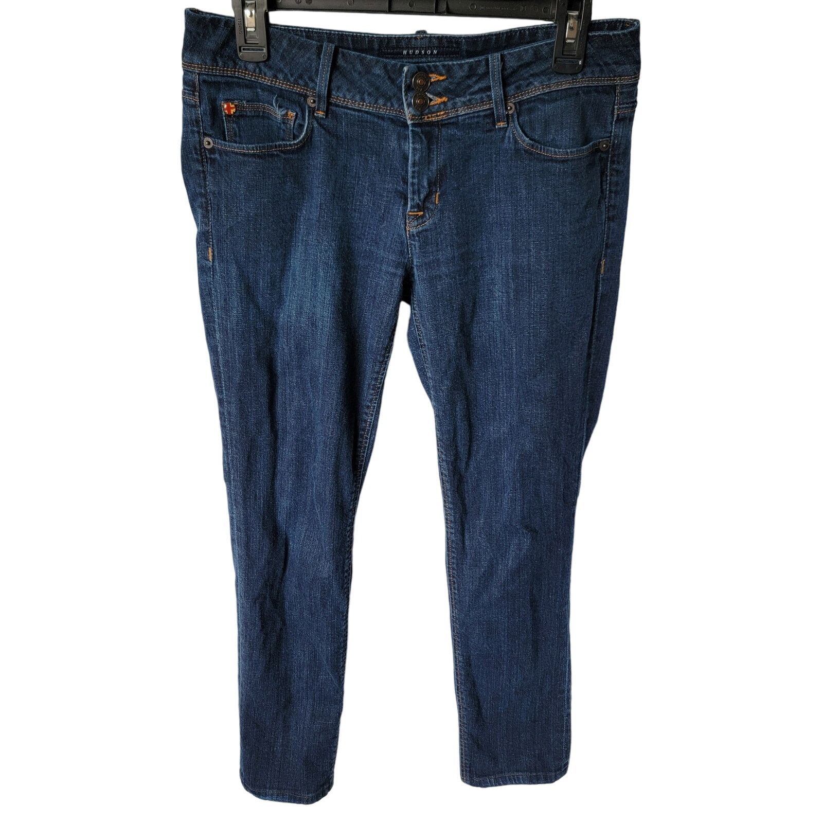 Hudson Dark Mid Rise Bootcut USA Made Womens Jeans Size 29