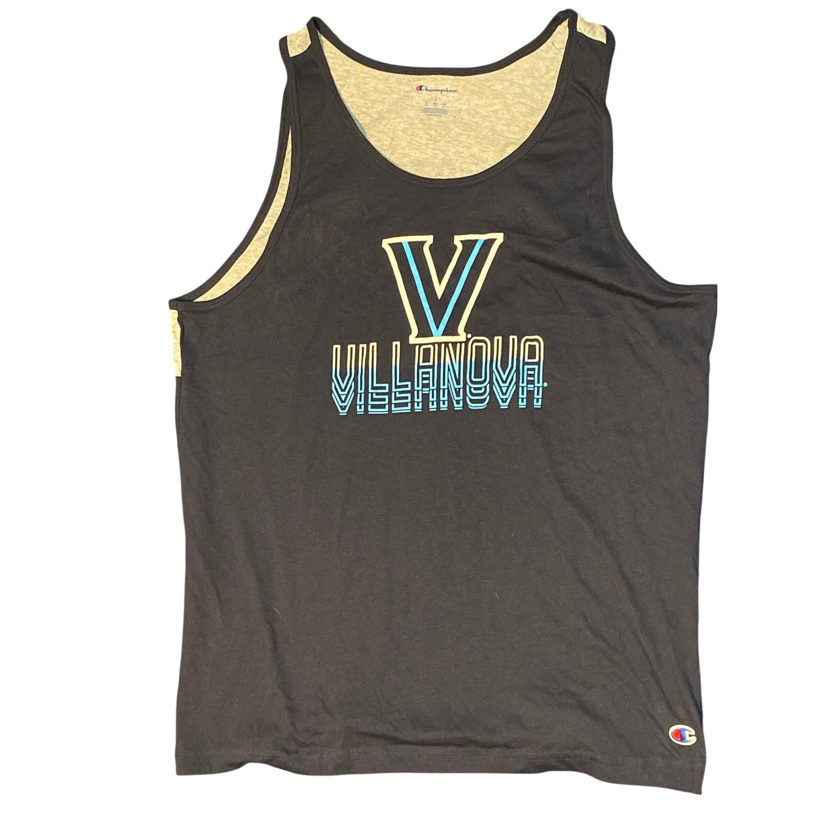 Champion Champion Villanova Black Tank with Light Blue Logo Size US L / EU 52-54 / 3 - 3 Thumbnail
