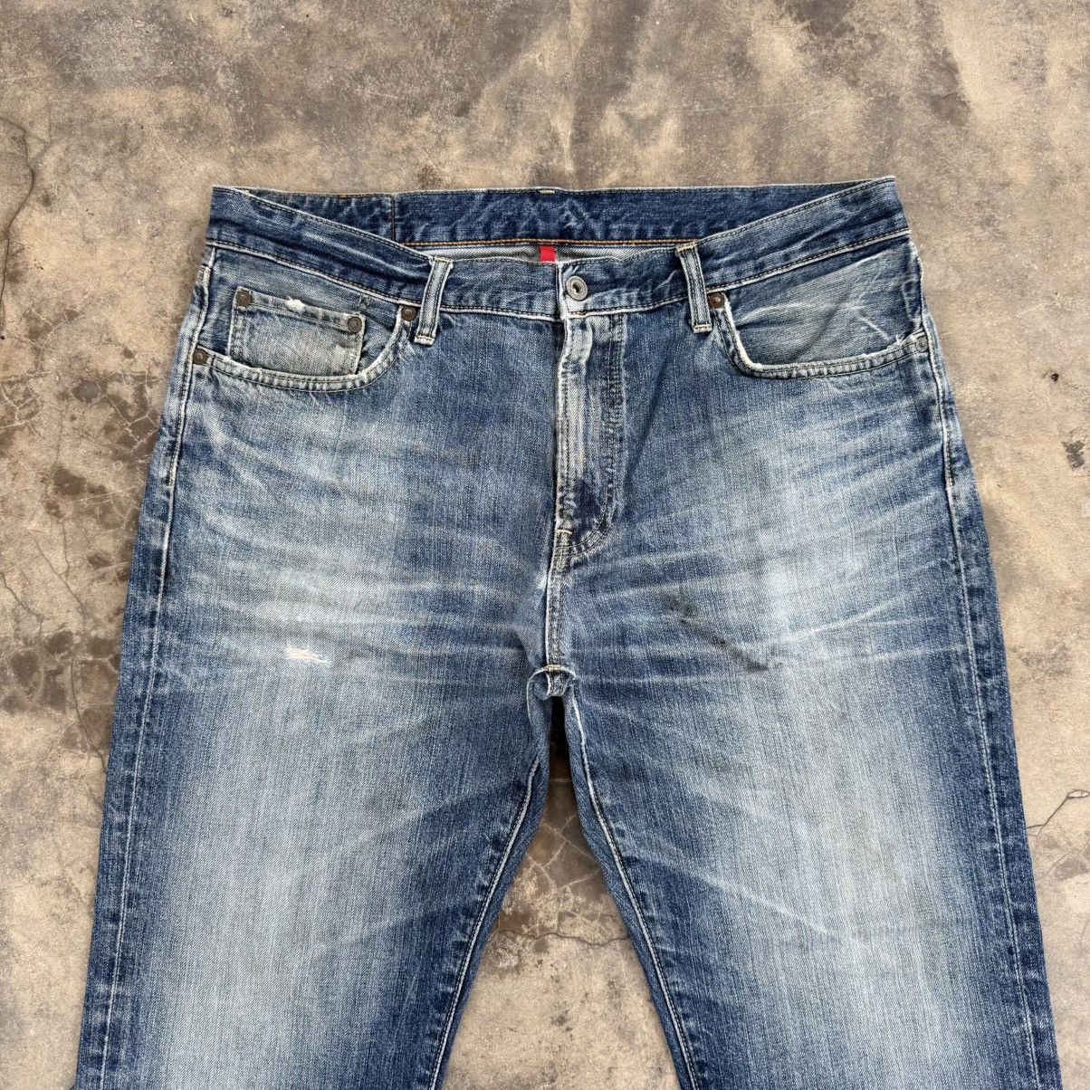 Japanese Brand × Jean × Vintage VINTAGE JAPANESE FADED JEAN DENIM PANTS Size US 37 - 2 Thumbnail