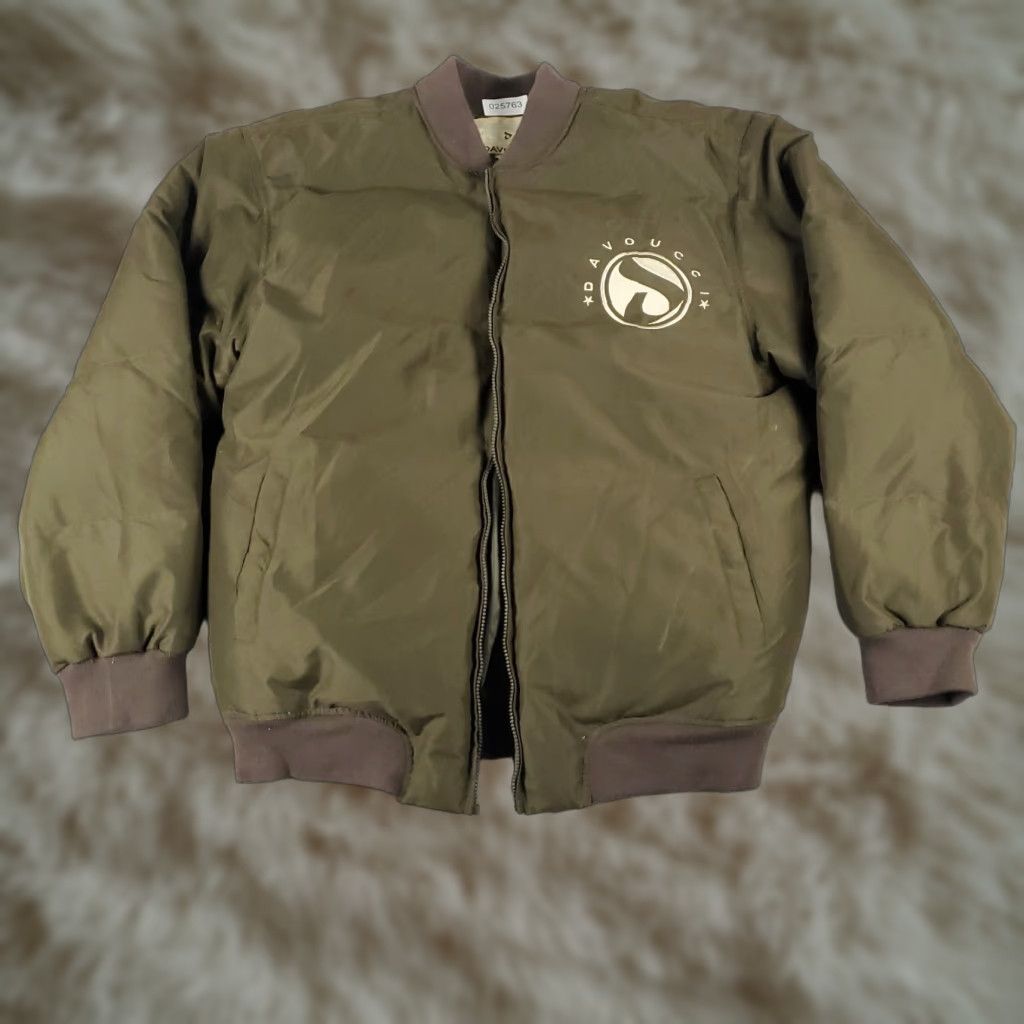Vintage Davoucci Bomber Jacket Mens Large Brown Full Zip Softshell Winter Casual Outdoor Size US L / EU 52-54 / 3 - 1 Thumbnail