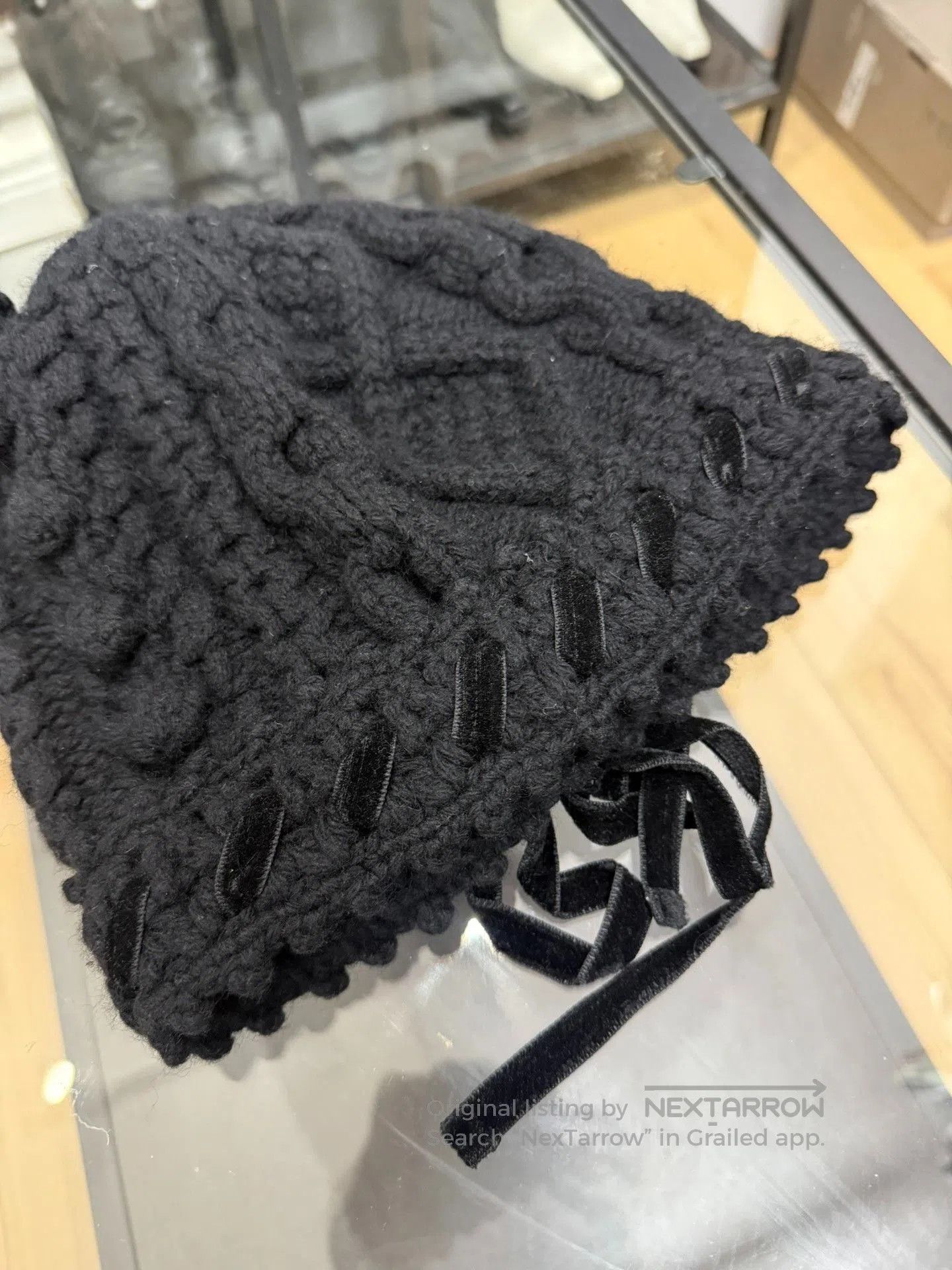 Comme des Garcons Comme des Garçons Velvet Knit Beanie. Size ONE SIZE - 6 Thumbnail