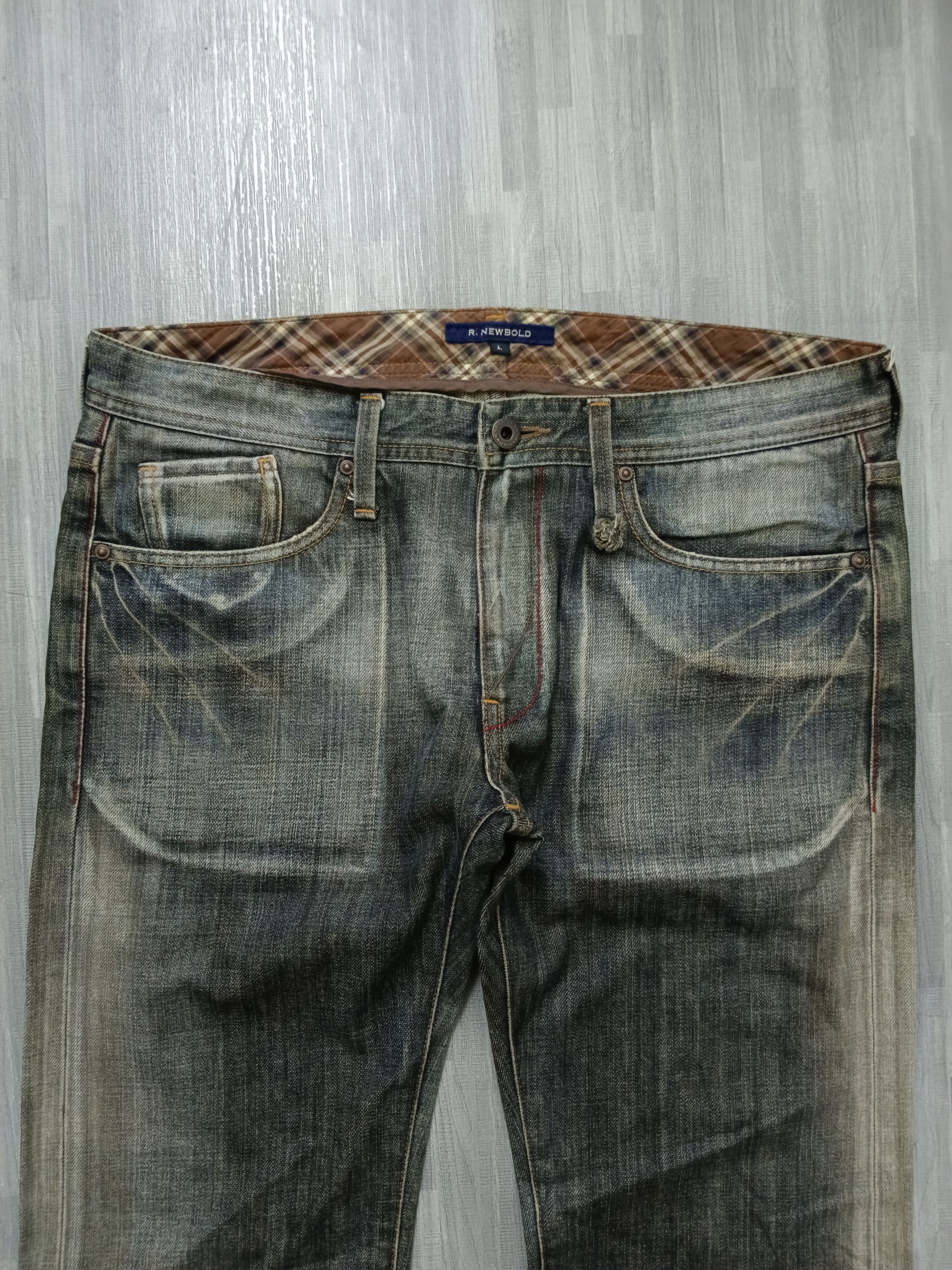 R.Newbold DISTRESSED R.NEWBOLD DENIM PANTS Size US 32 / EU 48 - 4 Thumbnail