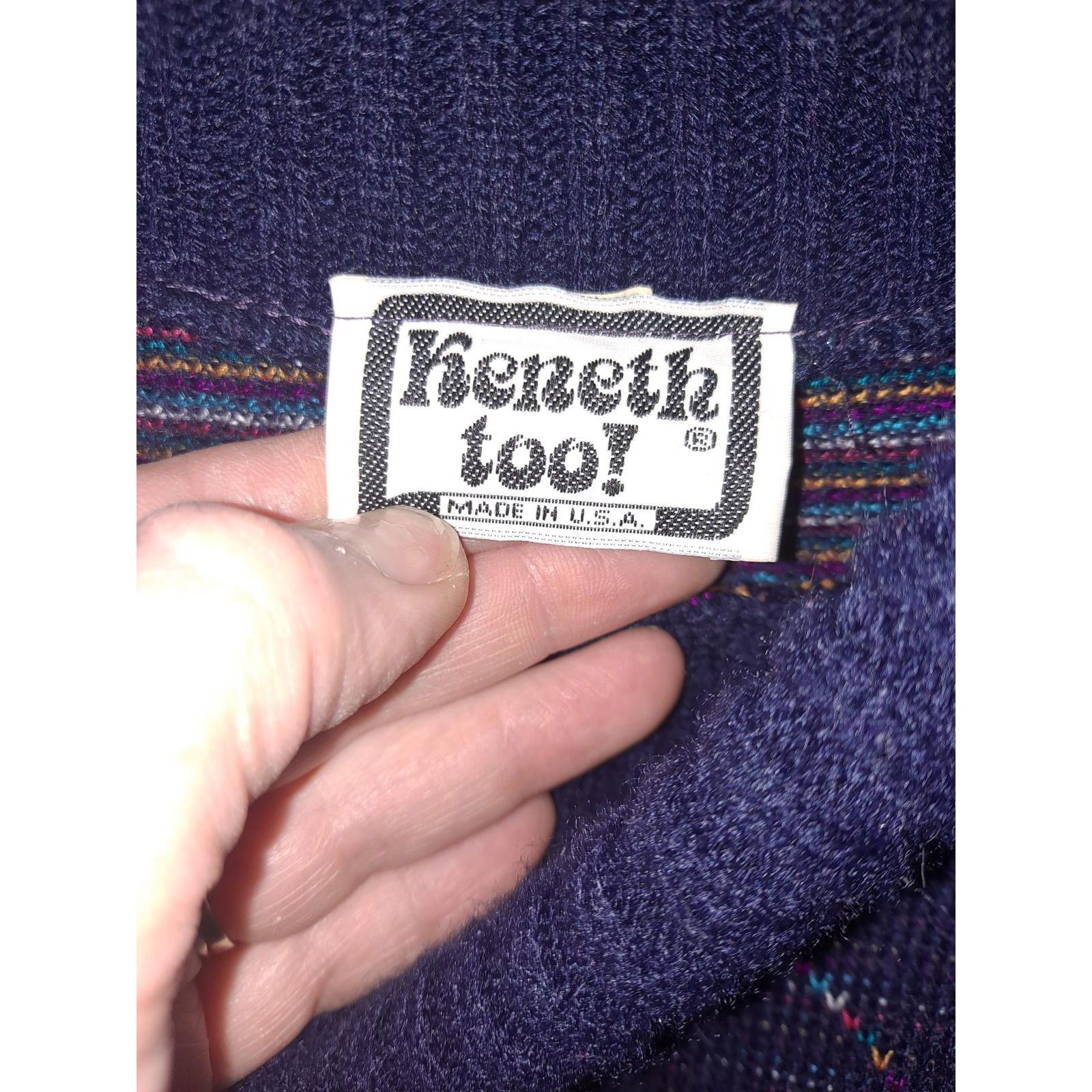 Other Vintage Keneth Too Blue Diamond Shaped Long Sleeve Turtlenec Size US M / EU 48-50 / 2 - 4 Thumbnail