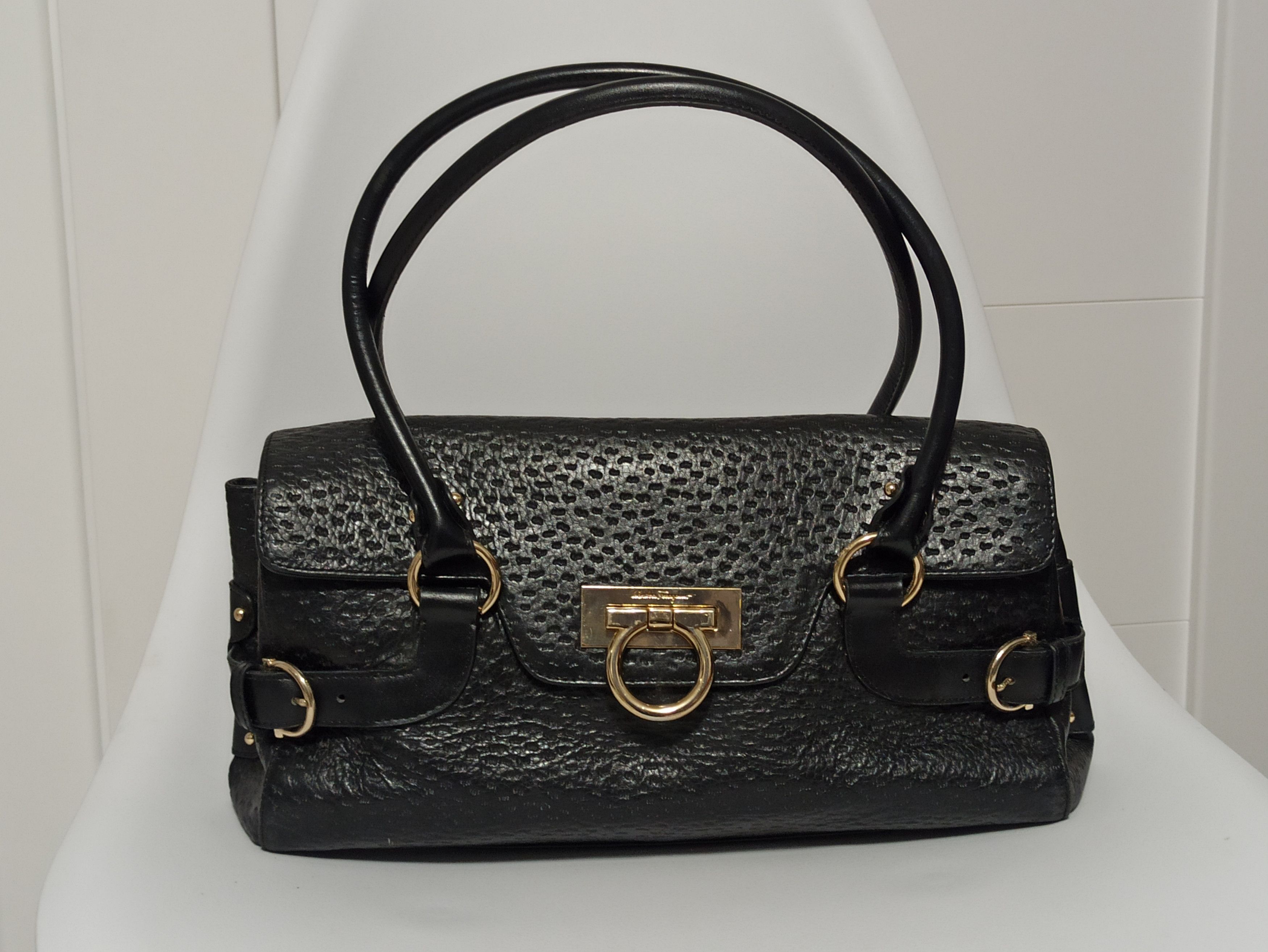 Salvatore Ferragamo Salvatore Ferragamo vintage leather handbag Size ONE SIZE - 1 Thumbnail