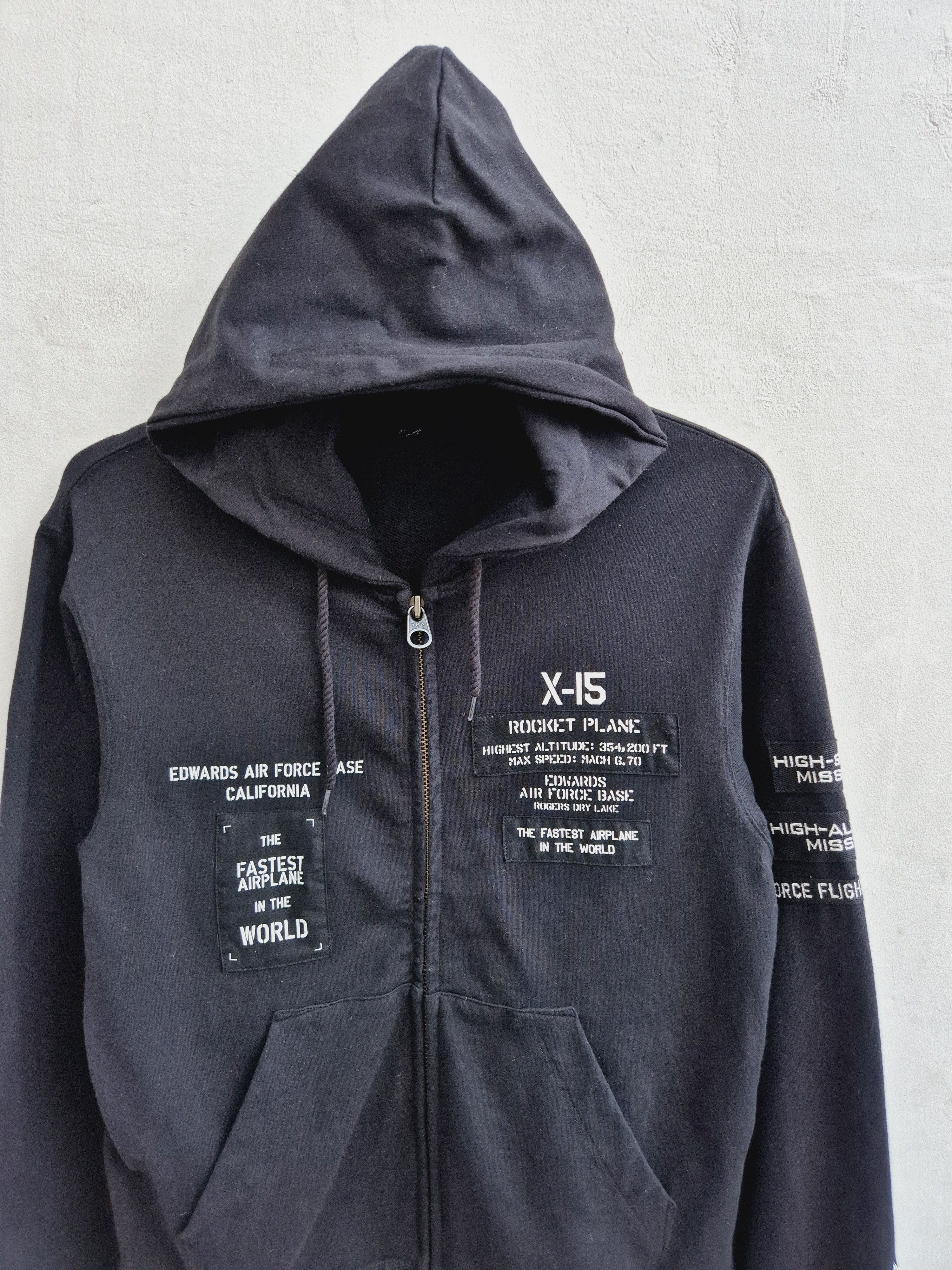 Avirex Avirex X-15 USAF Zip Up Hoodie Size US S / EU 44-46 / 1 - 2 Thumbnail