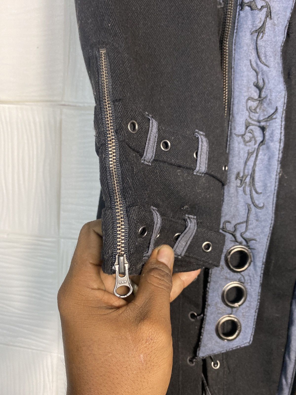 14th Addiction Vintage OZZ CROCE INSPIRED CHROME HEART LONG JACKET Size US S / EU 44-46 / 1 - 11 Thumbnail