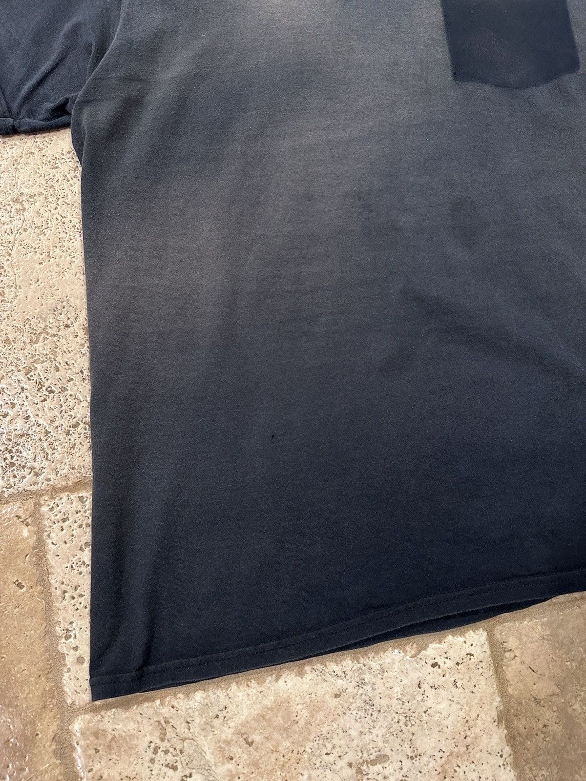 StraightFaded Vintage Blank Faded Black Late 90s Tee Size US XL / EU 56 / 4 - 7 Thumbnail