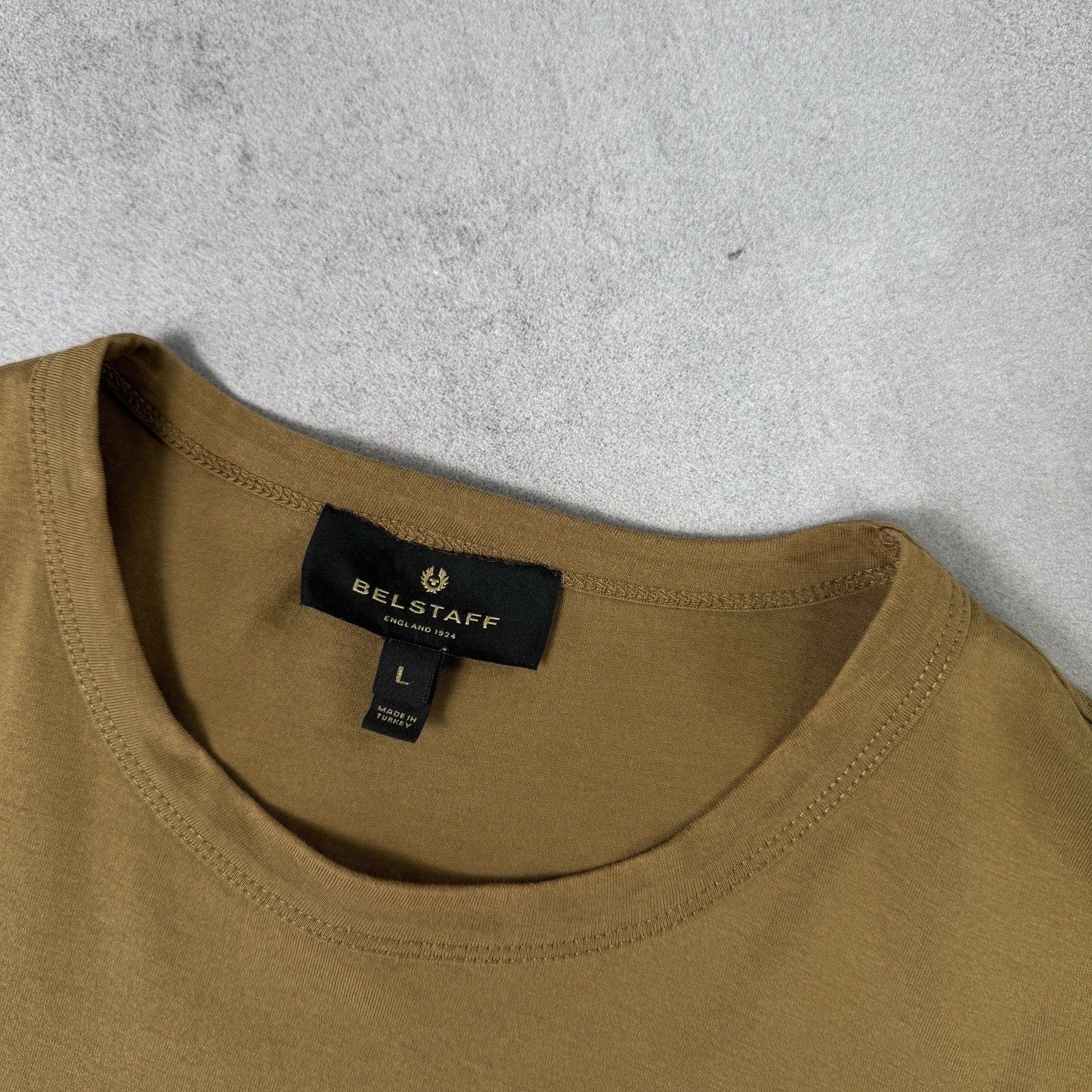 Belstaff Belstaff Men T Shirt Size L Brown Logo Size US L / EU 52-54 / 3 - 5 Thumbnail