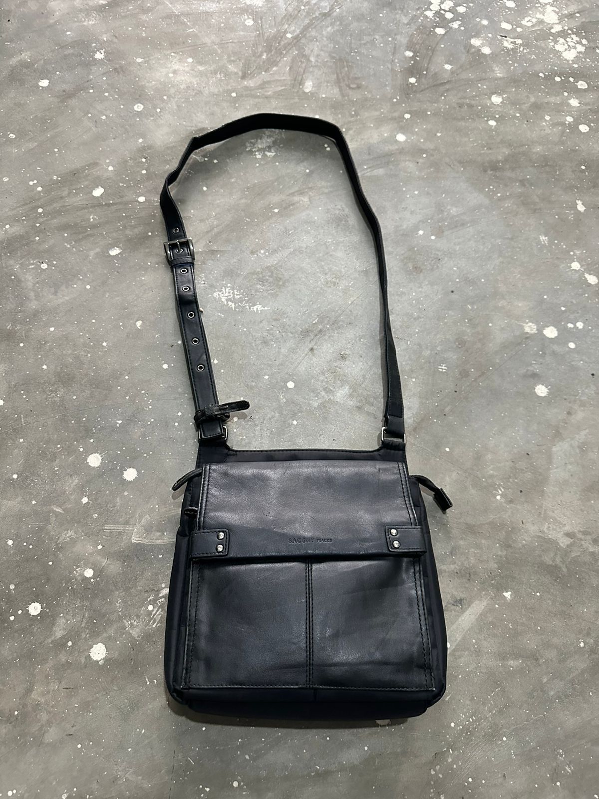 Yohji Yamamoto 🔥Ysaccs by Yohji Yamamoto nylon and leather Crossbody bag Size ONE SIZE - 1 Thumbnail