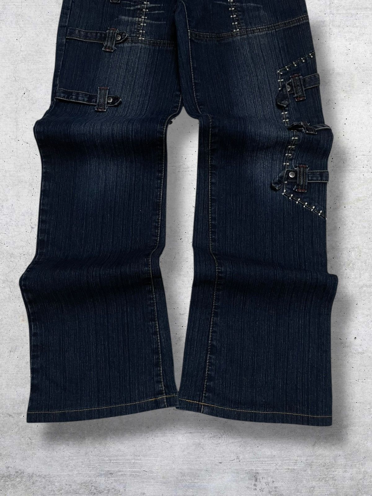 Tornado Mart VINTAGE T&T OG JAPANESEBRAND 1990S POP PUNK FLARED CUT DENIM Size US 27 - 3 Thumbnail