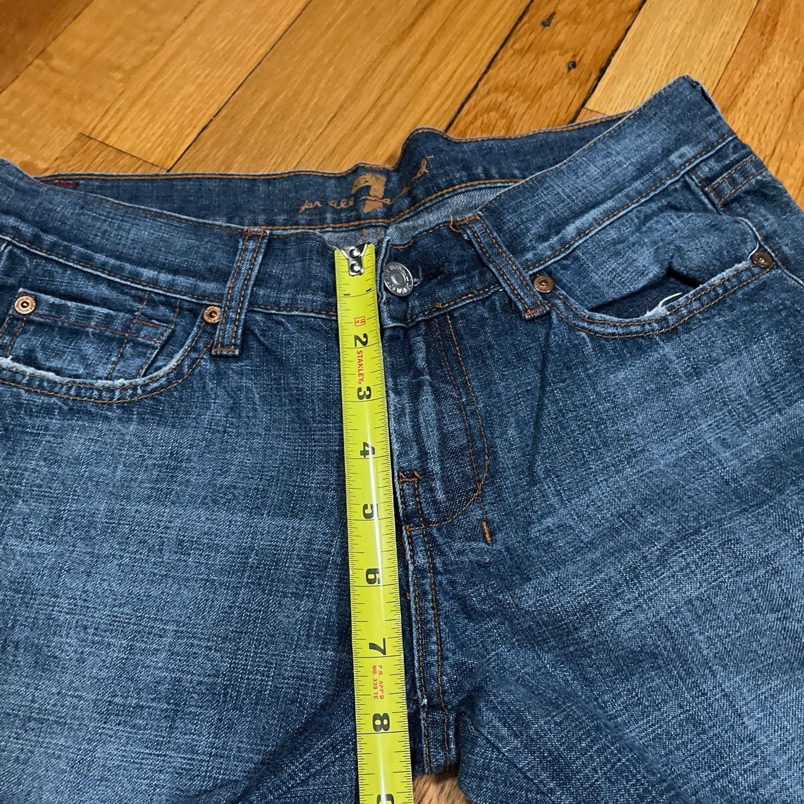7 For All Mankind 7 For All Mankind Jeans Womens 29x31 Dojo Flare Low Rise USA Size 29" - 7 Thumbnail