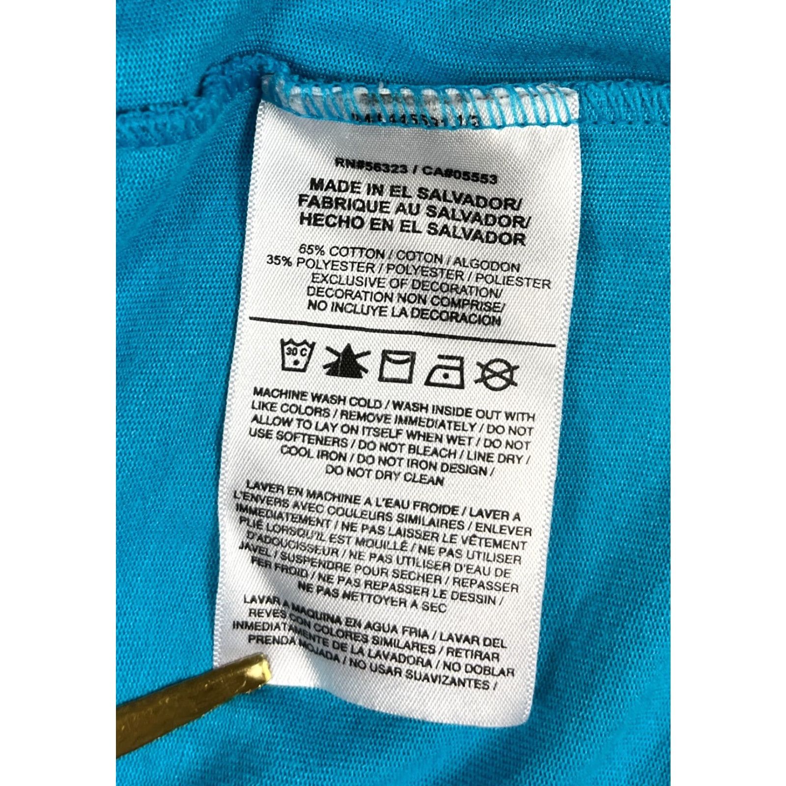 Nike Nike KD Kevin Durant Easy Money T-Shirt - Size M - Blue - Men - 2015 - Double-Sided Graphic Print - Nike Dri-FIT - Short Sleeve Crew Neck Shirt Size US M / EU 48-50 / 2 - 7 Thumbnail