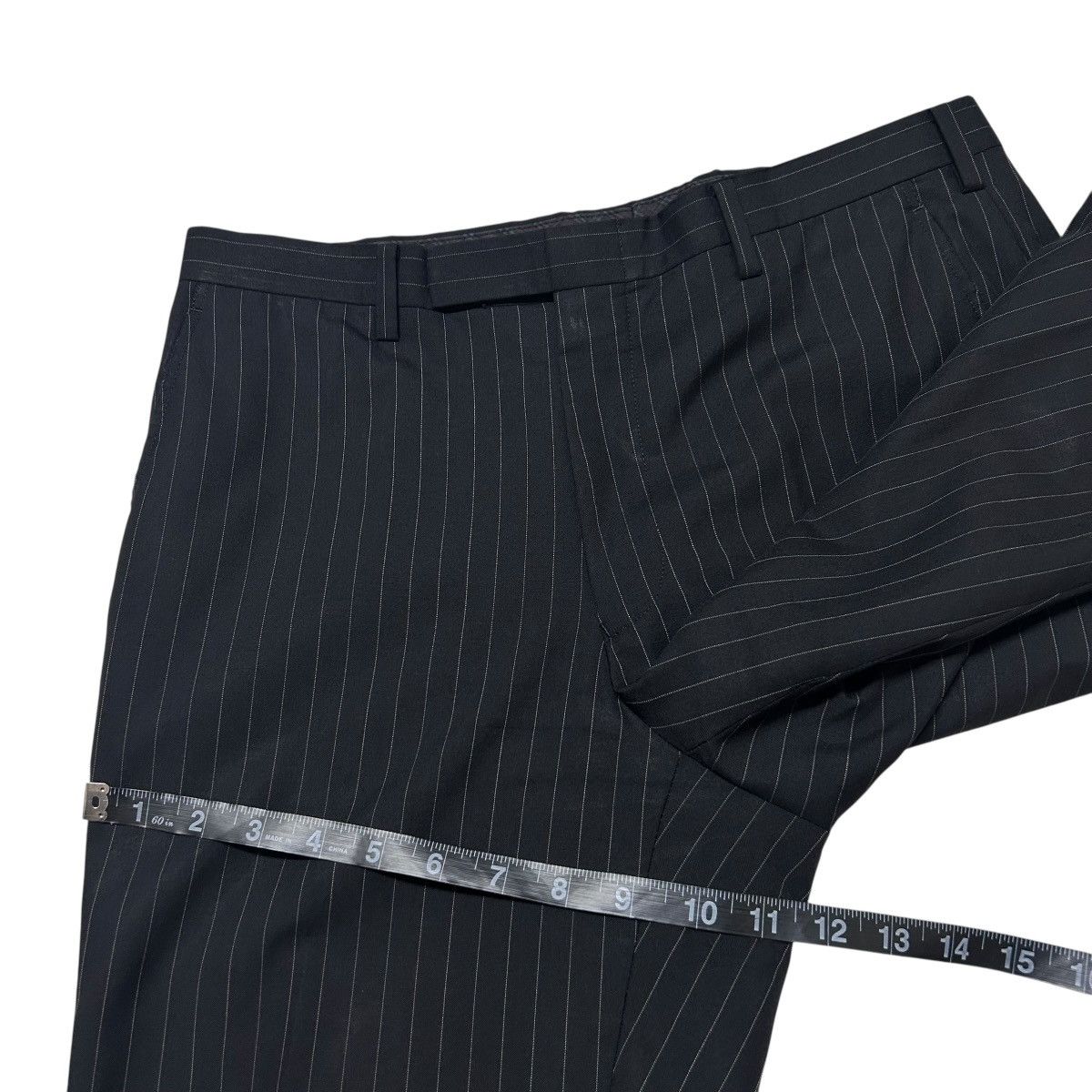 Burberry 441 00s Burberry black label suit men set up Japan dark gray Size 38R - 21 Thumbnail