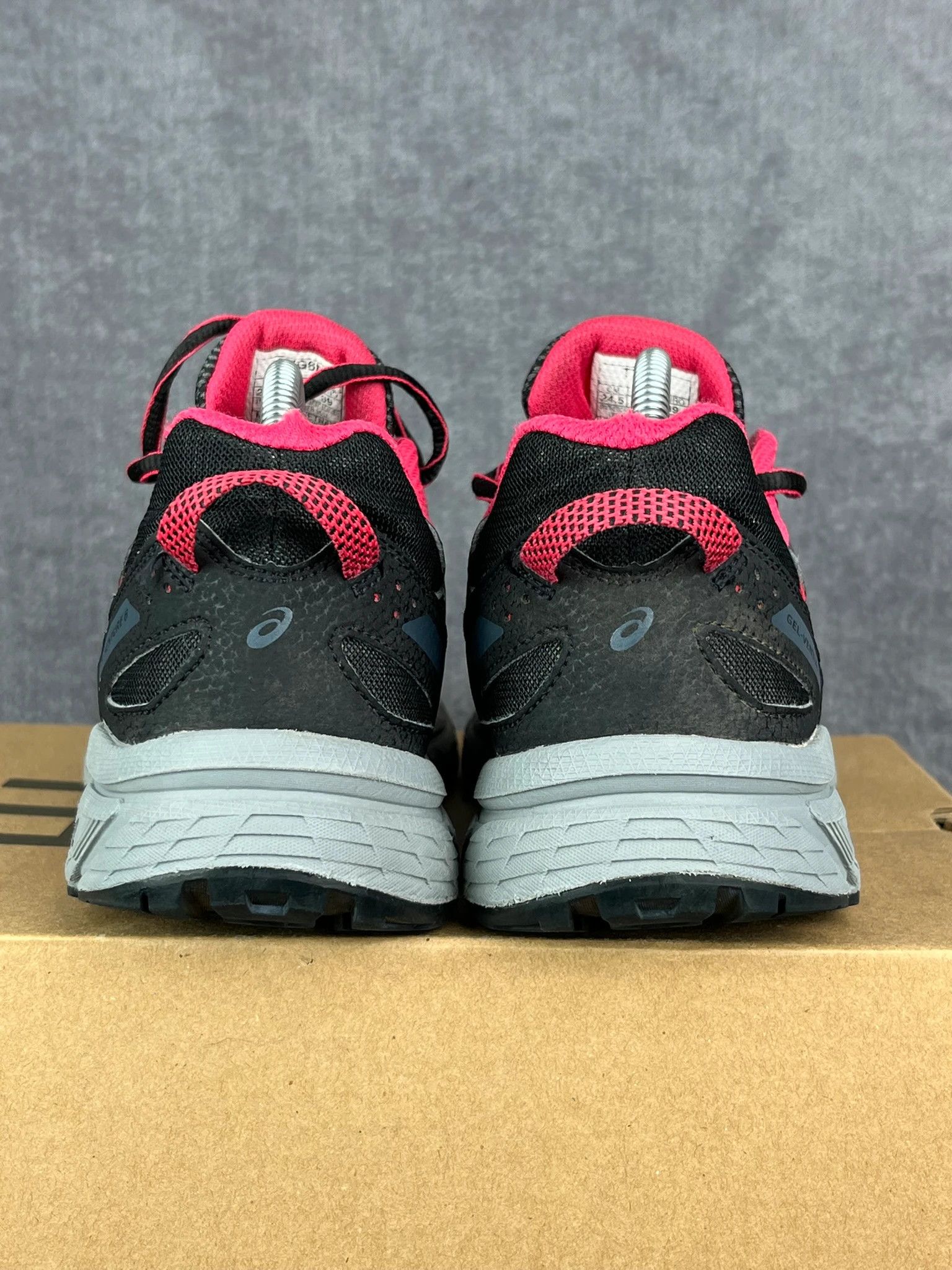 Asics Asics GEL black red mesh Y2K retro running sneakers Size US 6 / EU 39 - 5 Thumbnail