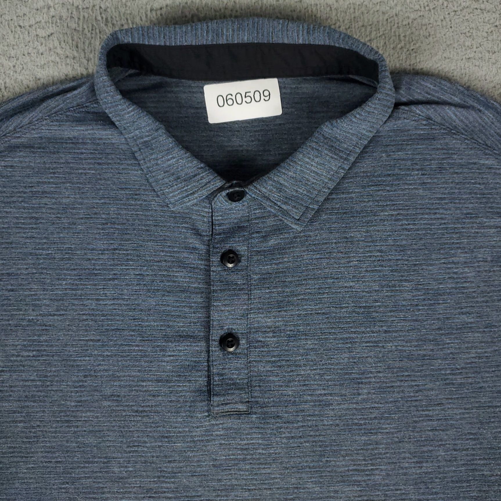 Lululemon Lululemon Polo Shirt Mens M Blue Tech Active Golf Short Sleeve Shirt Polo with Logo Mens Casual Size US M / EU 48-50 / 2 - 2 Thumbnail
