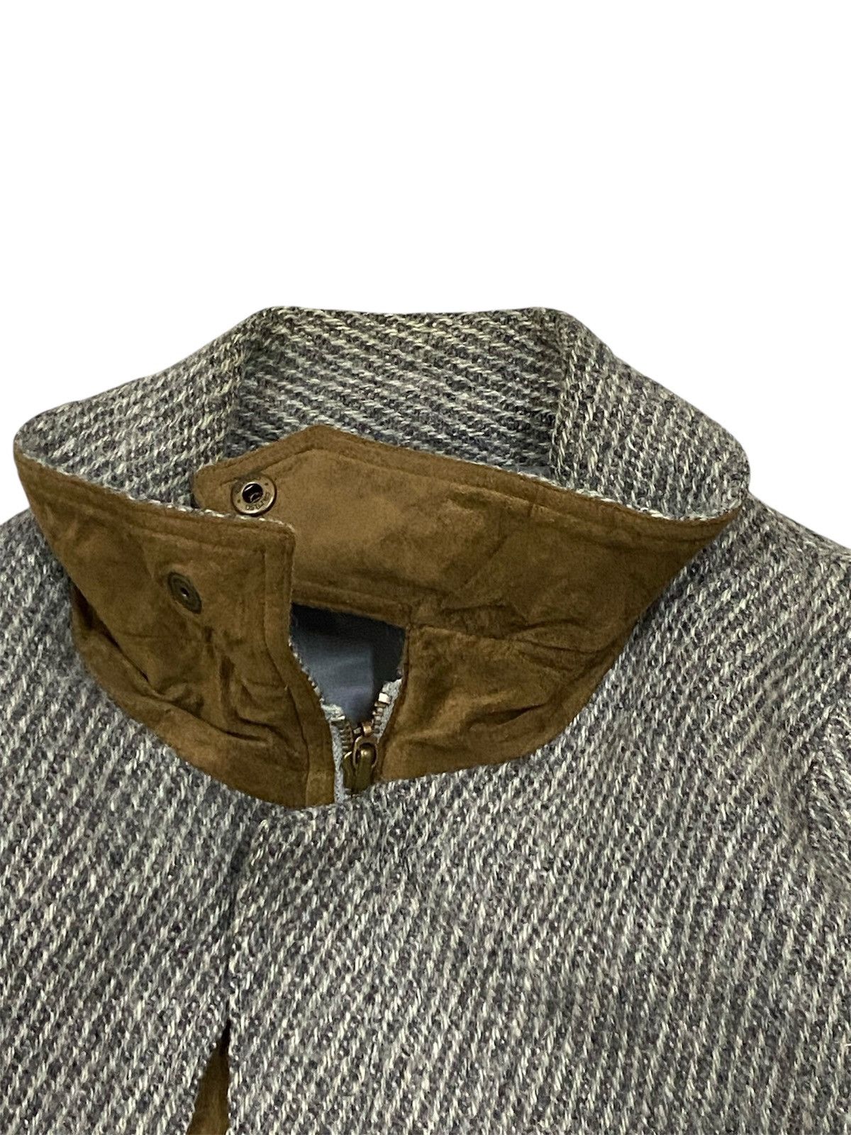 Lancel Vintage Lancel Wool Jacket Issey Miyake Style Size US L / EU 52-54 / 3 - 3 Thumbnail
