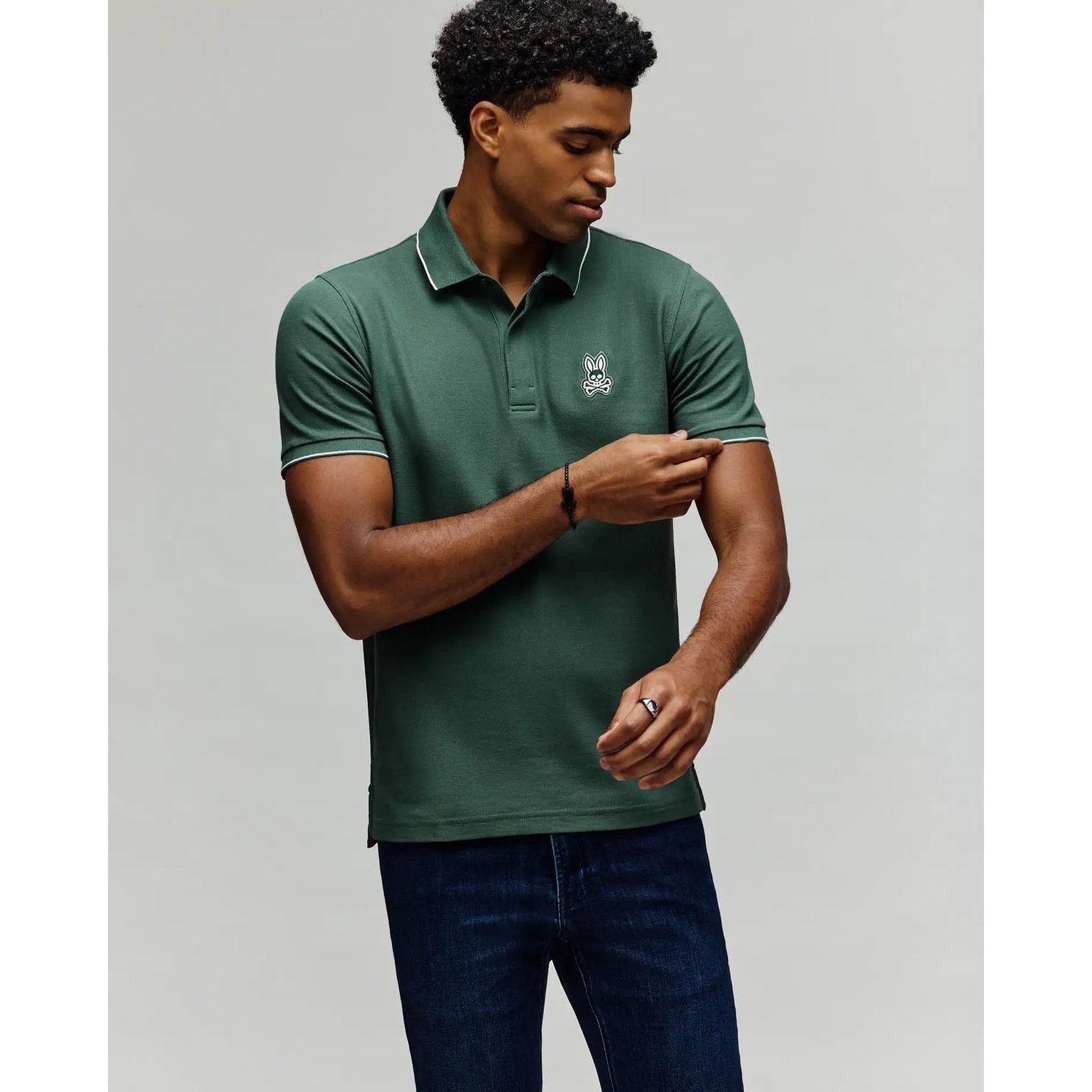 Psycho Bunny NWT Psycho Bunny Men's Marlon Pique Polo Shirt Size US XXL / EU 58 / 5 - 2 Thumbnail