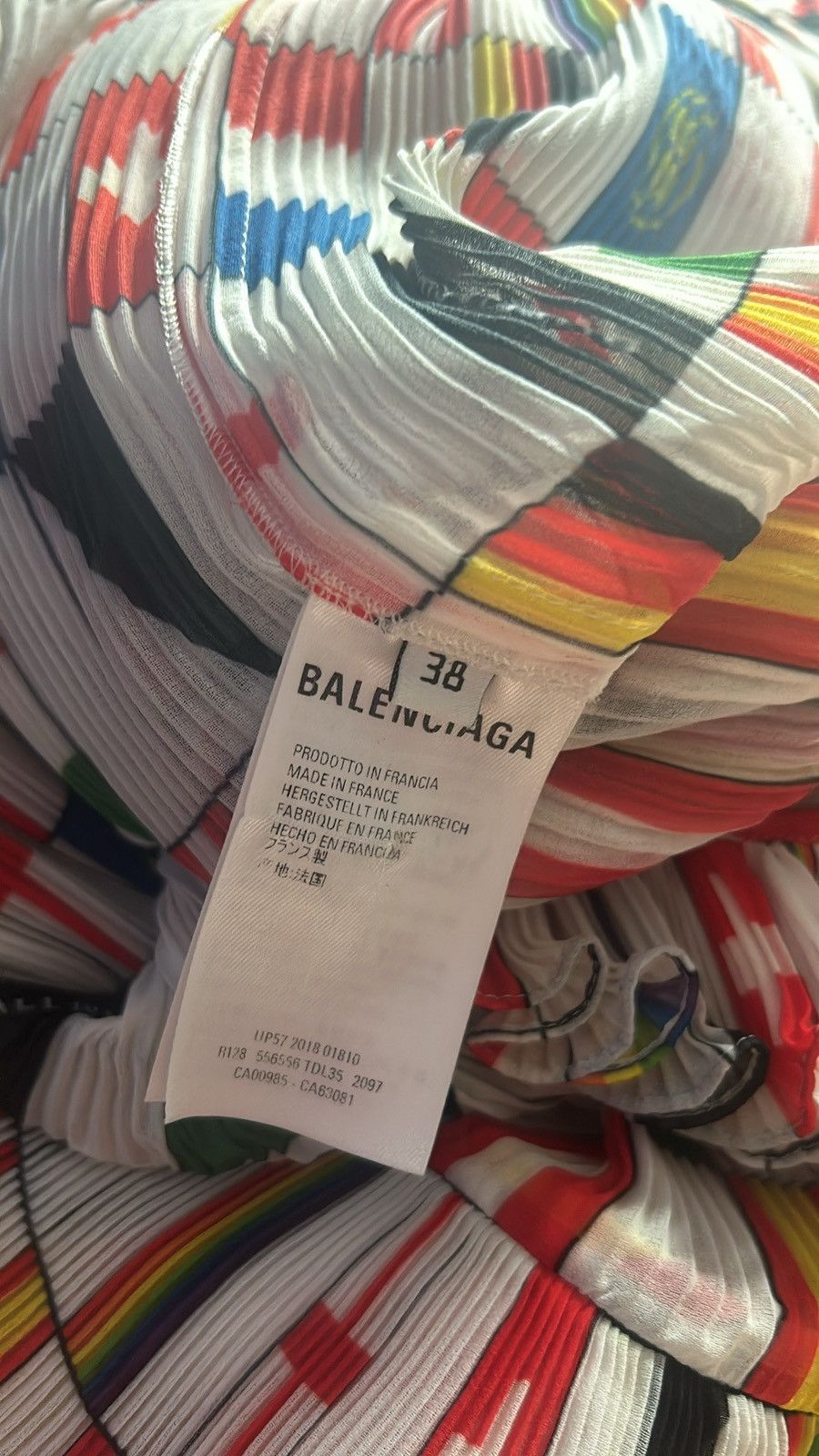 Balenciaga World Flags Dress Size S / US 4 / IT 40 - 4 Thumbnail