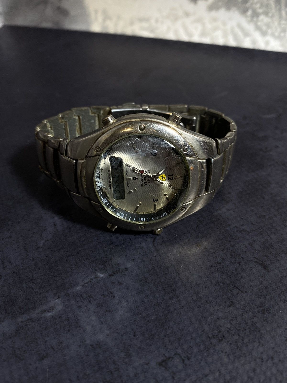 Japanese Brand × Vintage Rare Japanese sports watch with chronograph Size ONE SIZE - 8 Thumbnail