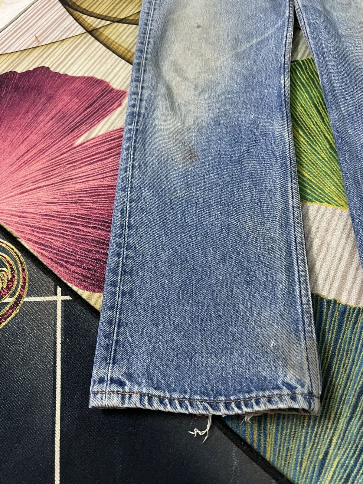 Levi's 💥Vintage 90’s Levis 501xx Distress Mud Wash Jean USA Size US 32 / EU 48 - 4 Thumbnail