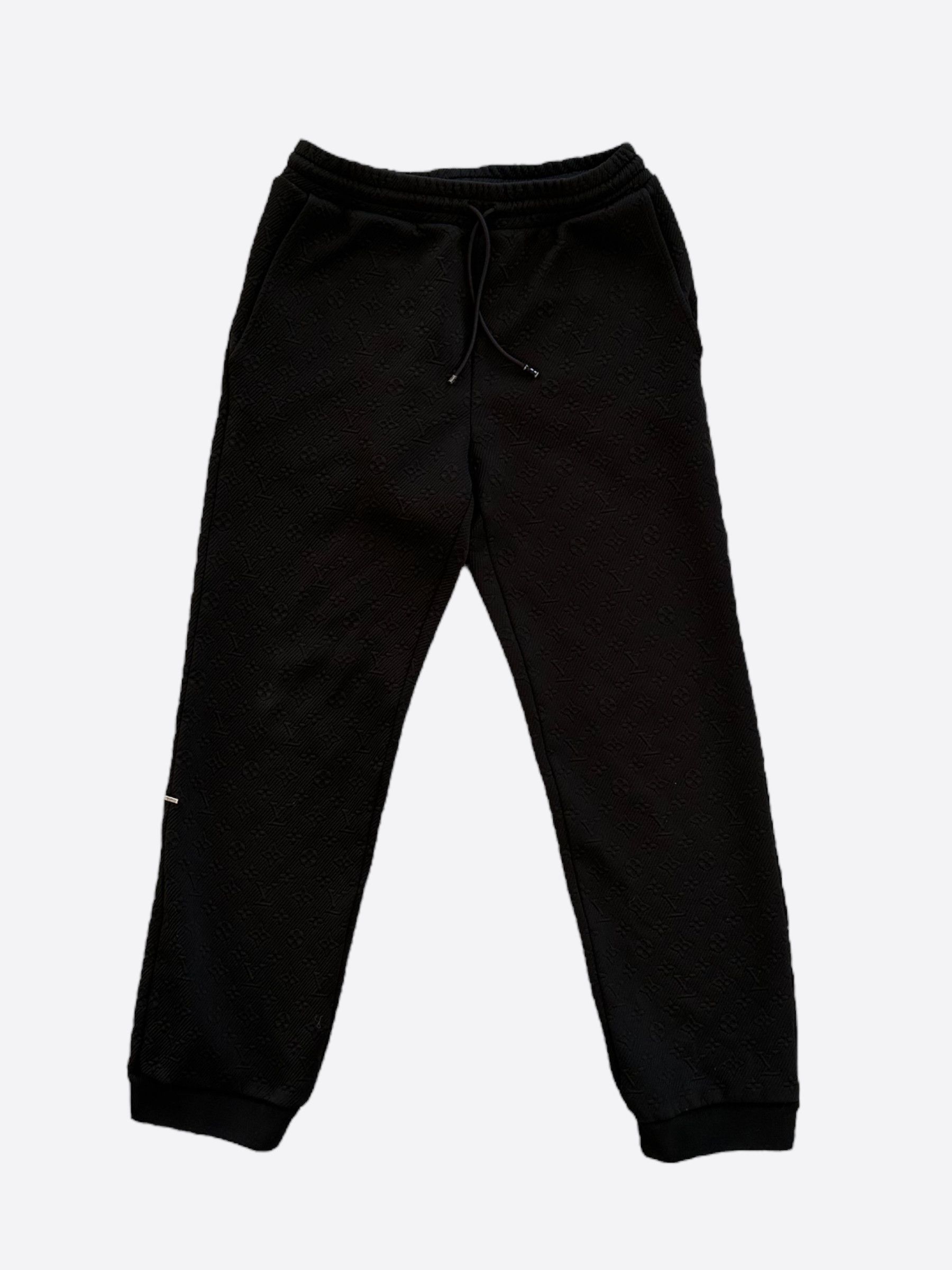 Louis Vuitton Monogram Track Pants BLACK. Size M0