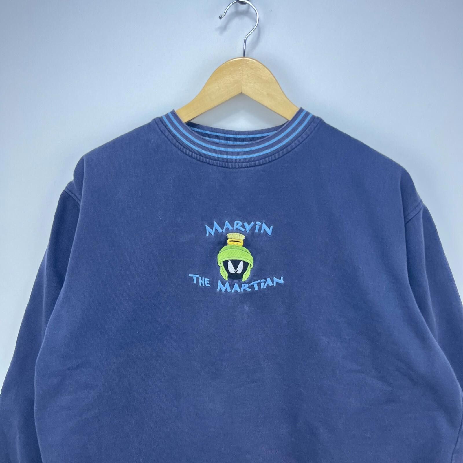 Vintage Vintage 90s Marvin the Martian Looney Tunes Sweatshirt Small Size US S / EU 44-46 / 1 - 2 Thumbnail