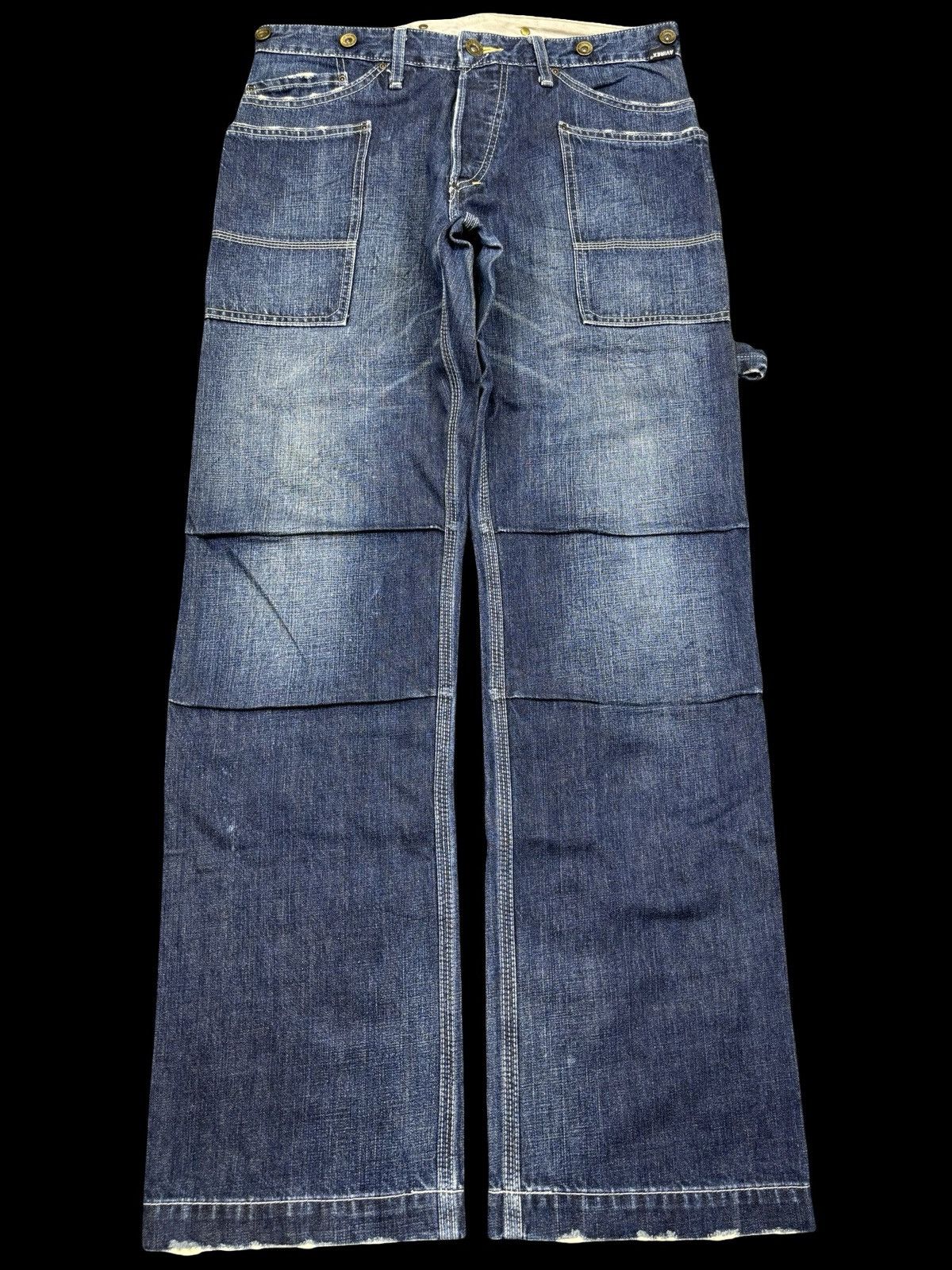 Avirex 💥Baggy💥AVIREX Military Multi Round Pocket Denim F711 Size US 32 / EU 48 - 1 Thumbnail