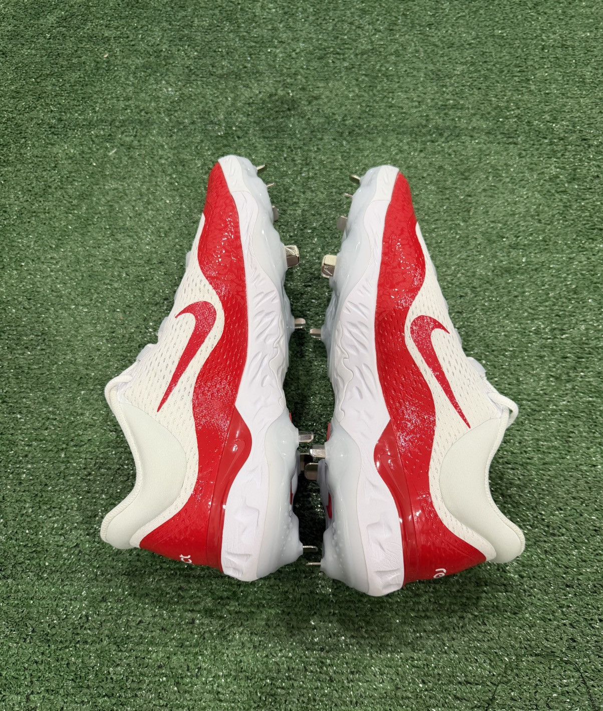 Nike Nike Alpha Huarache Elite 4 Baseball Cleats Red White Size US 14 / EU 47 - 5 Thumbnail