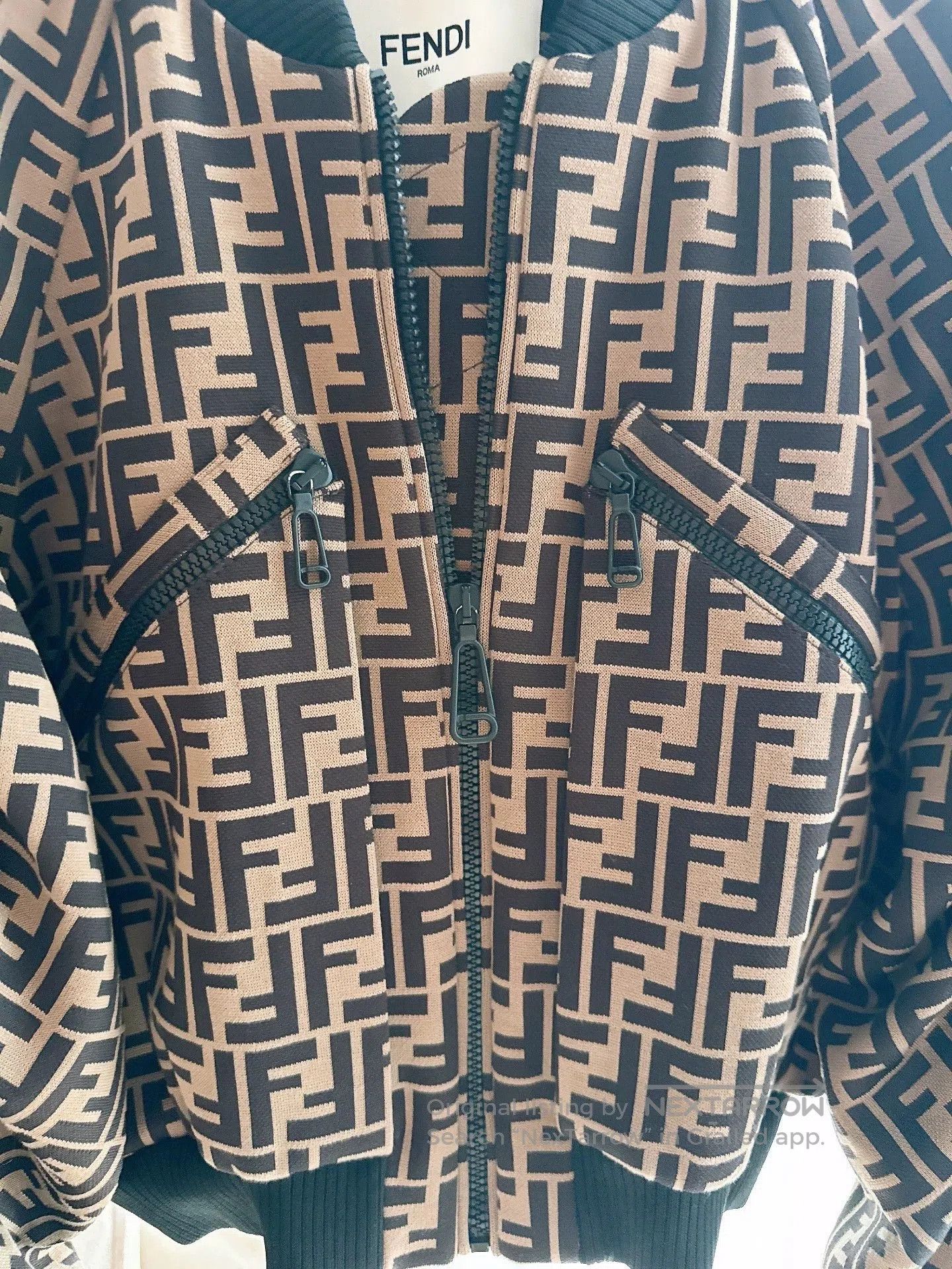 Fendi Fendi FF Logo Pile Sleeve Jacket. Size US S / EU 44-46 / 1 - 5 Thumbnail