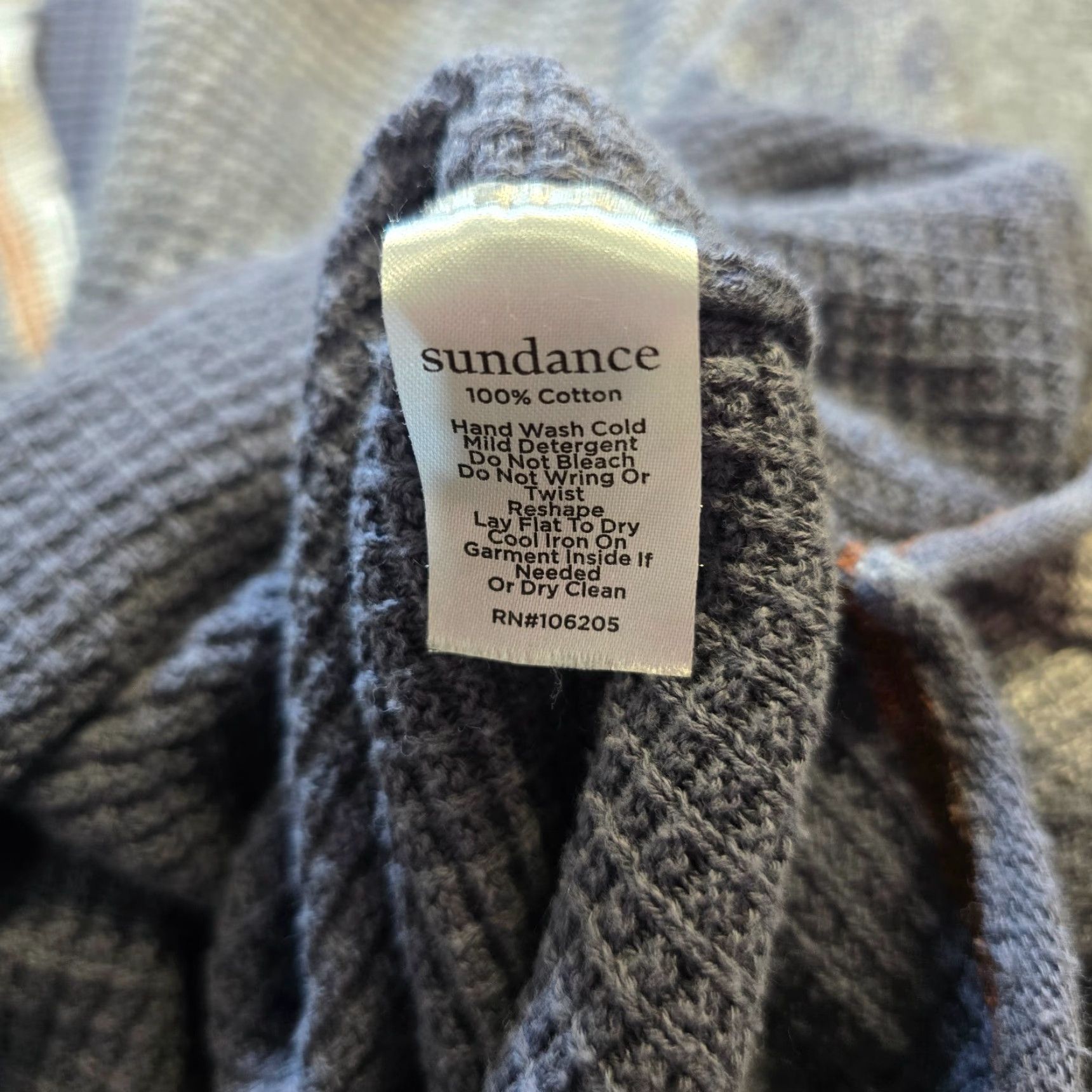 Vintage Sundance Top Womens XS Petite Gray Thermal Henley Oversized Boxy Casual Shirt Size XS / US 0-2 / IT 36-38 - 7 Thumbnail