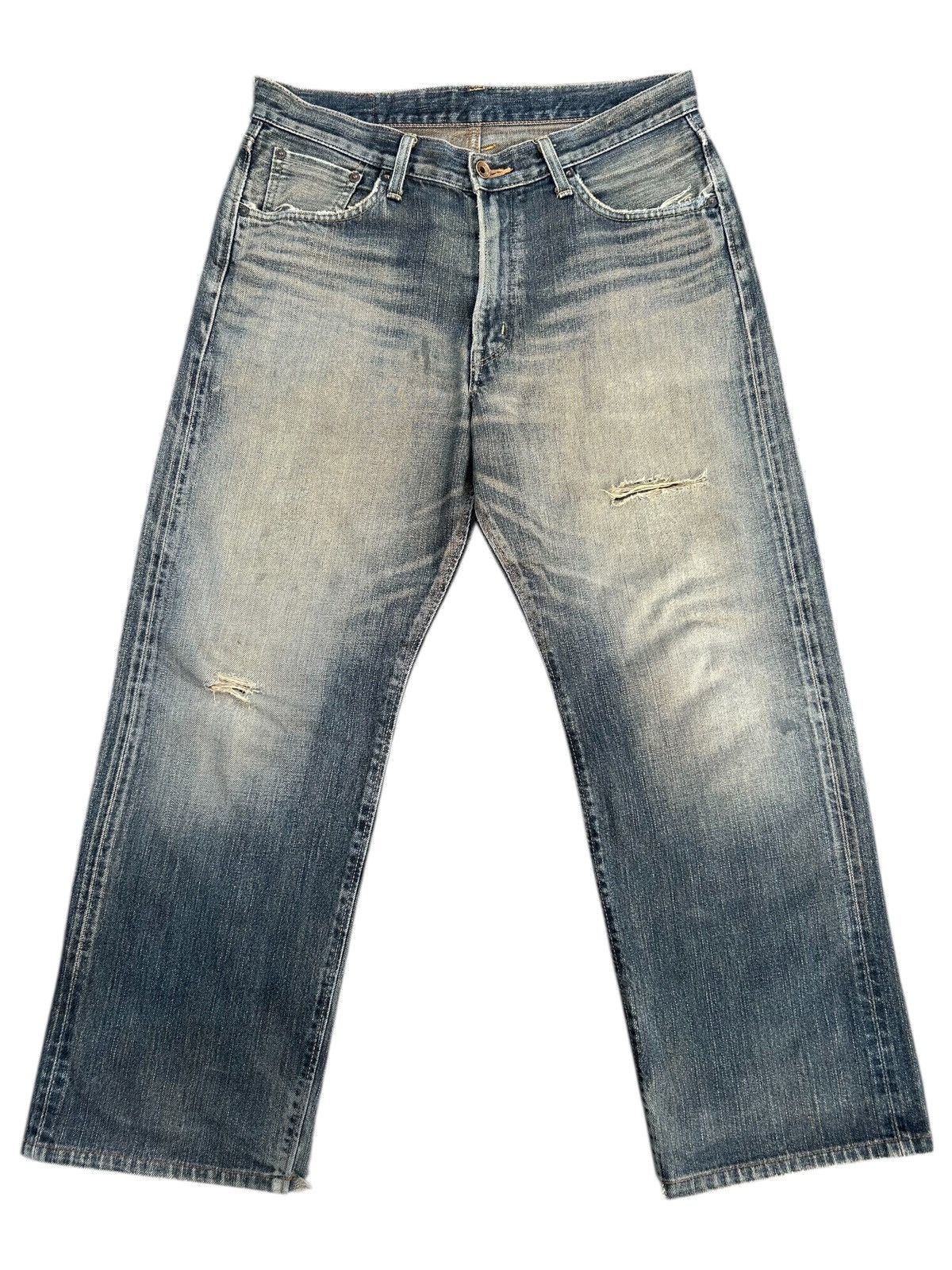 Kapital Vintage Edwin 505z Selvedge Rusty Distressed Denim Jeans Size US 34 / EU 50 - 1 Thumbnail