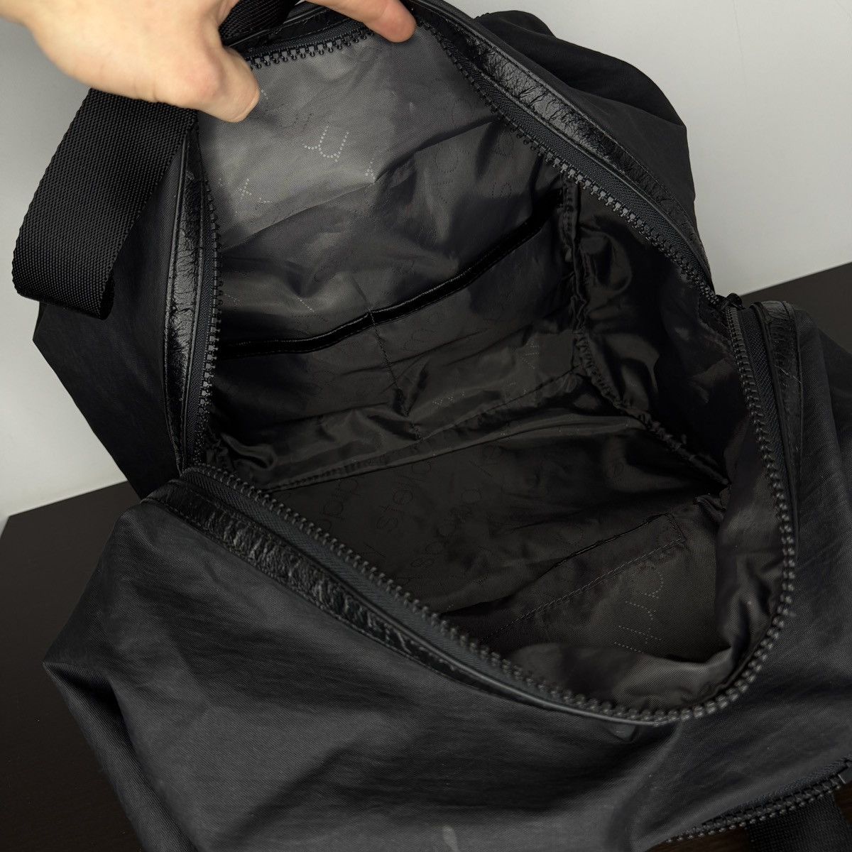 Adidas × Stella McCartney Adidas Stella McCartney Nylon Sports Bag Black Designer Size ONE SIZE - 8 Thumbnail