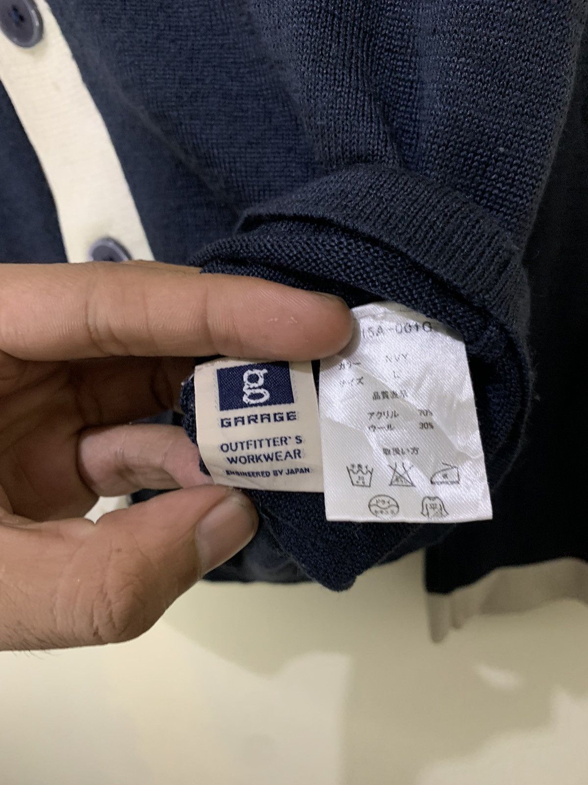 Lonsdale × Vintage Vintage Cardigan Lonsdale Workwear Size US M / EU 48-50 / 2 - 4 Thumbnail