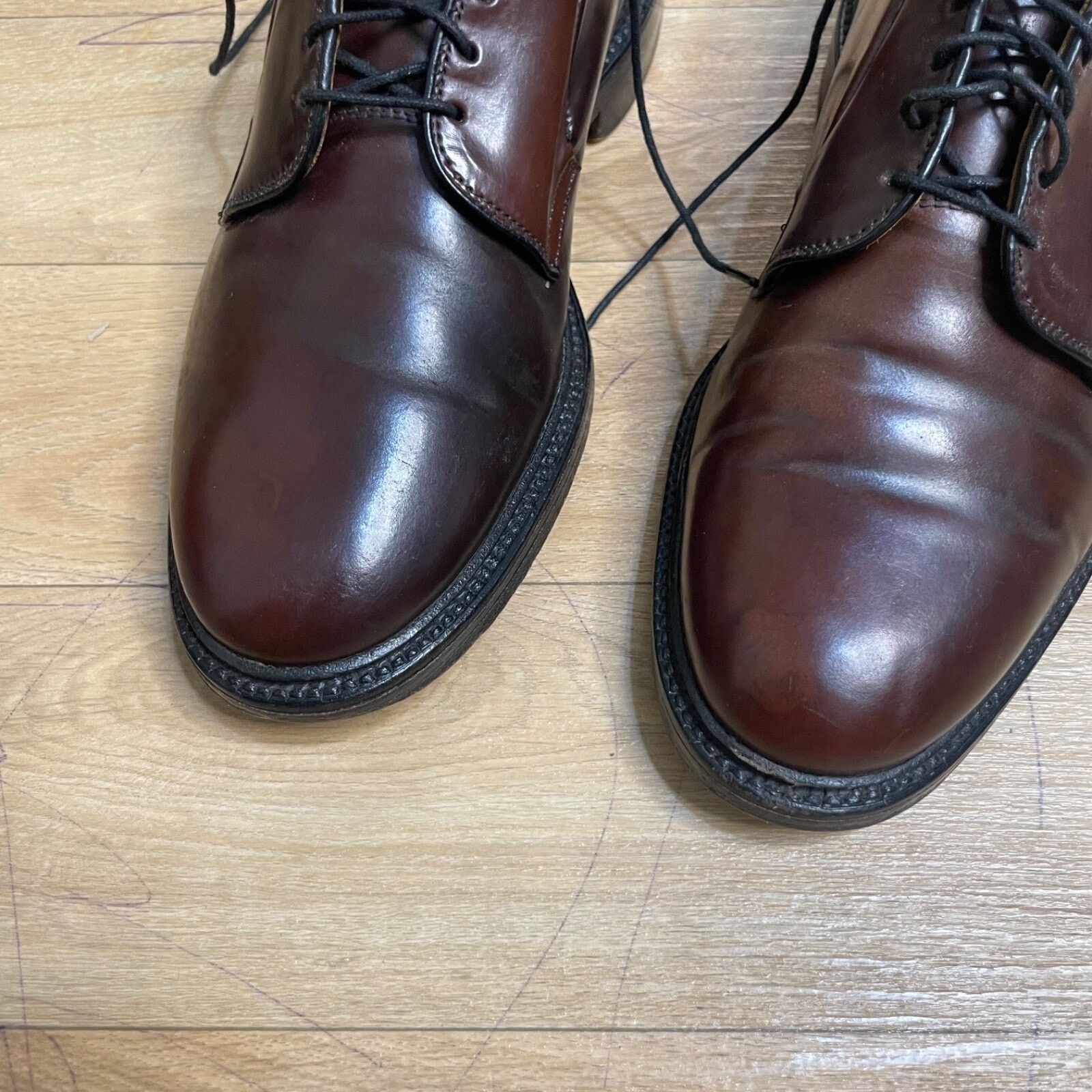 Allen Edmonds Allen Edmonds Park Avenue Oxfords Dress Shoes Brown Leather Size US 7 / EU 40 - 5 Thumbnail