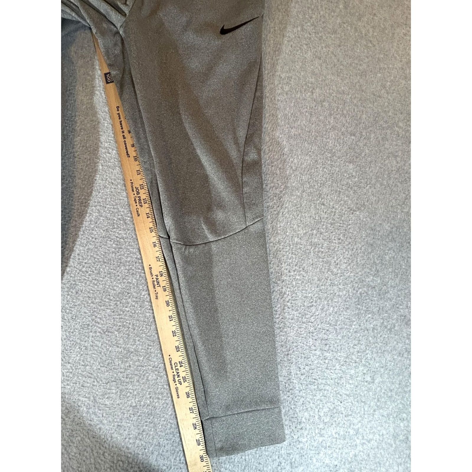 Nike Nike Dri-FIT Fleece Joggers Pants Mens Small Gray Athletic Size US 29 - 3 Thumbnail