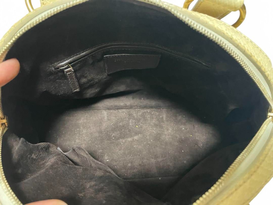 Yves Saint Laurent Yves Saint Laurent - Muse Handbag Leather Python YSL Size ONE SIZE - 10 Thumbnail