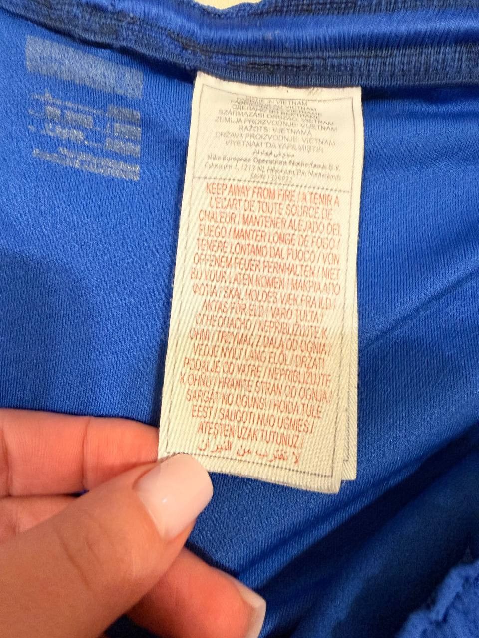 Nike Nike Brazil National Team 2014 Blue Soccer Shorts Size US 34 / EU 50 - 11 Thumbnail